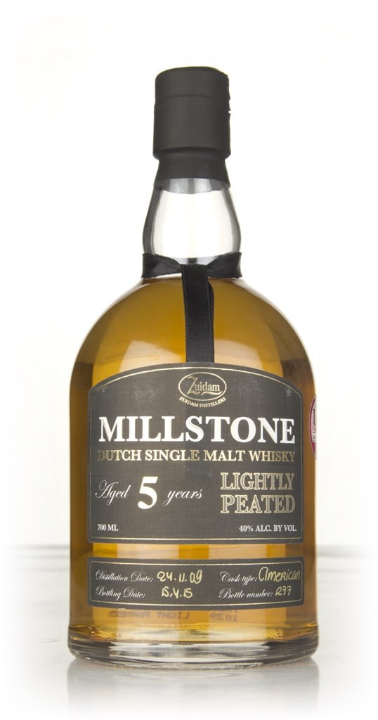 Millstone 5 Year Old Lightly Peated Dutch Single Malt Whisky 70cl