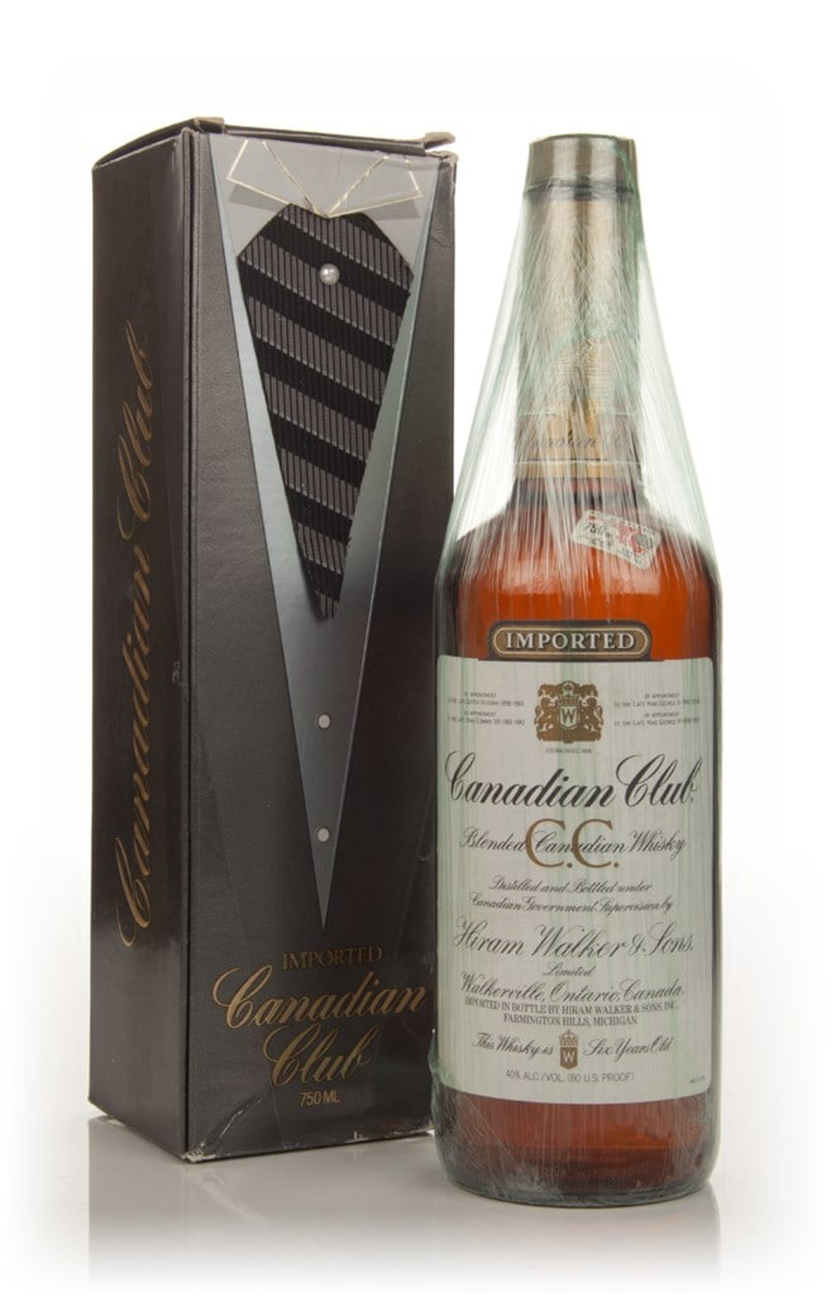 Canadian Club 6 Year Old Whisky - 1982 (with Presentation Box) 75cl