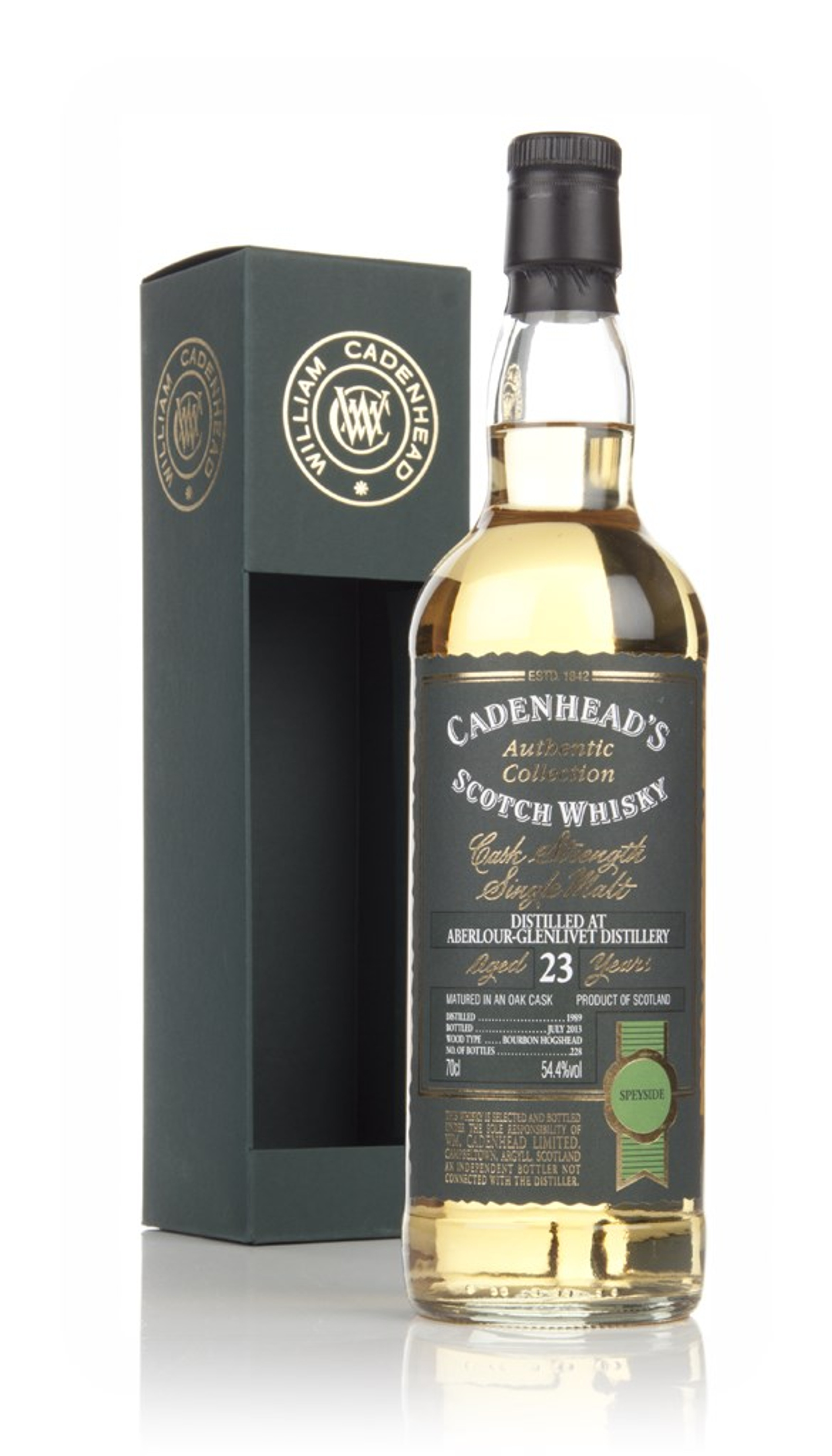 Aberlour 23 Year Old 1989 - Authentic Collection (WM Cadenhead) 70cl