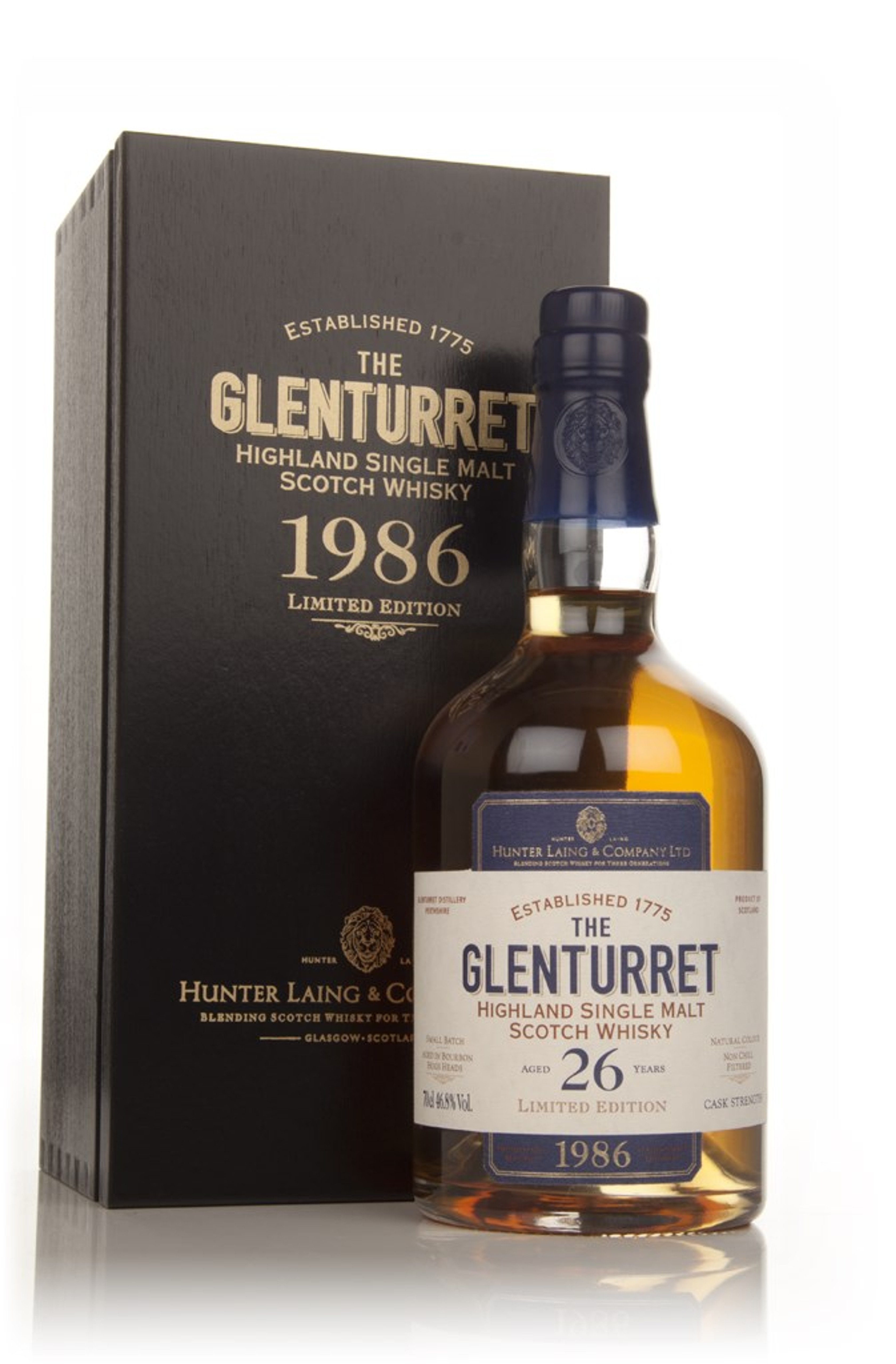 Glenturret 26 Year Old 1986 - Limited Edition (Hunter Laing)  70cl