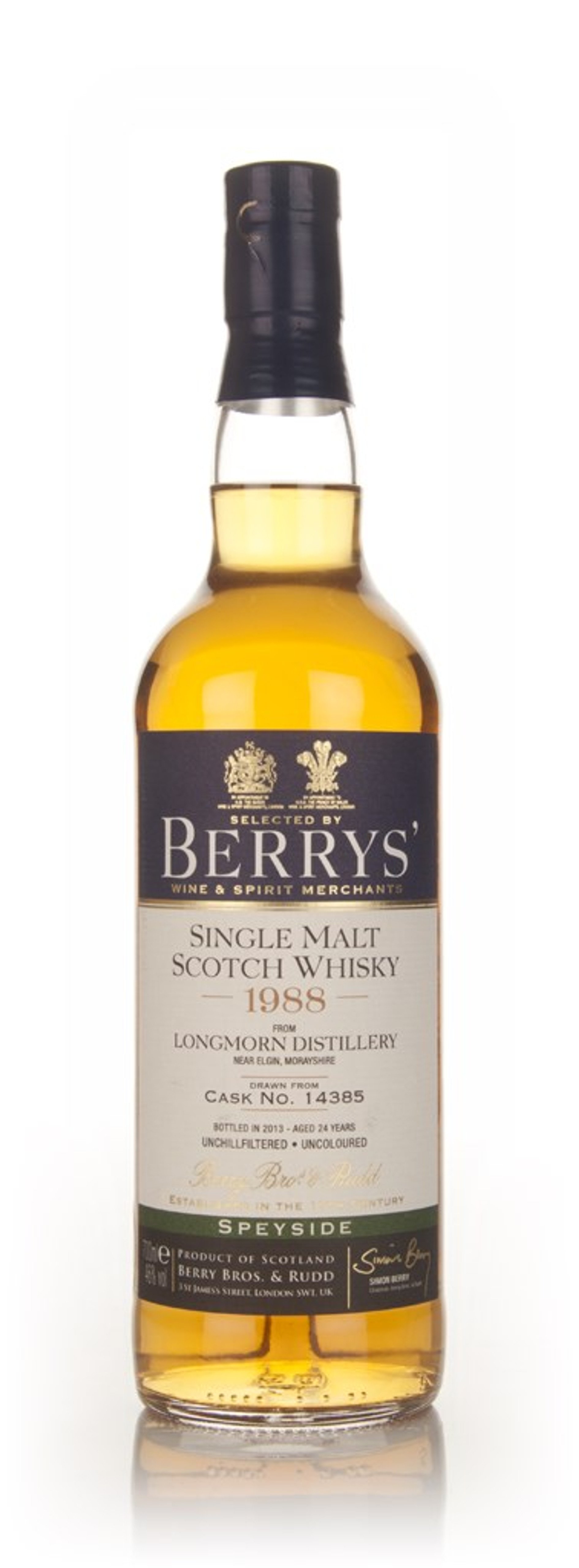 Longmorn 24 Year Old 1988 (cask 14385) - (Berry Bros. & Rudd) 70cl