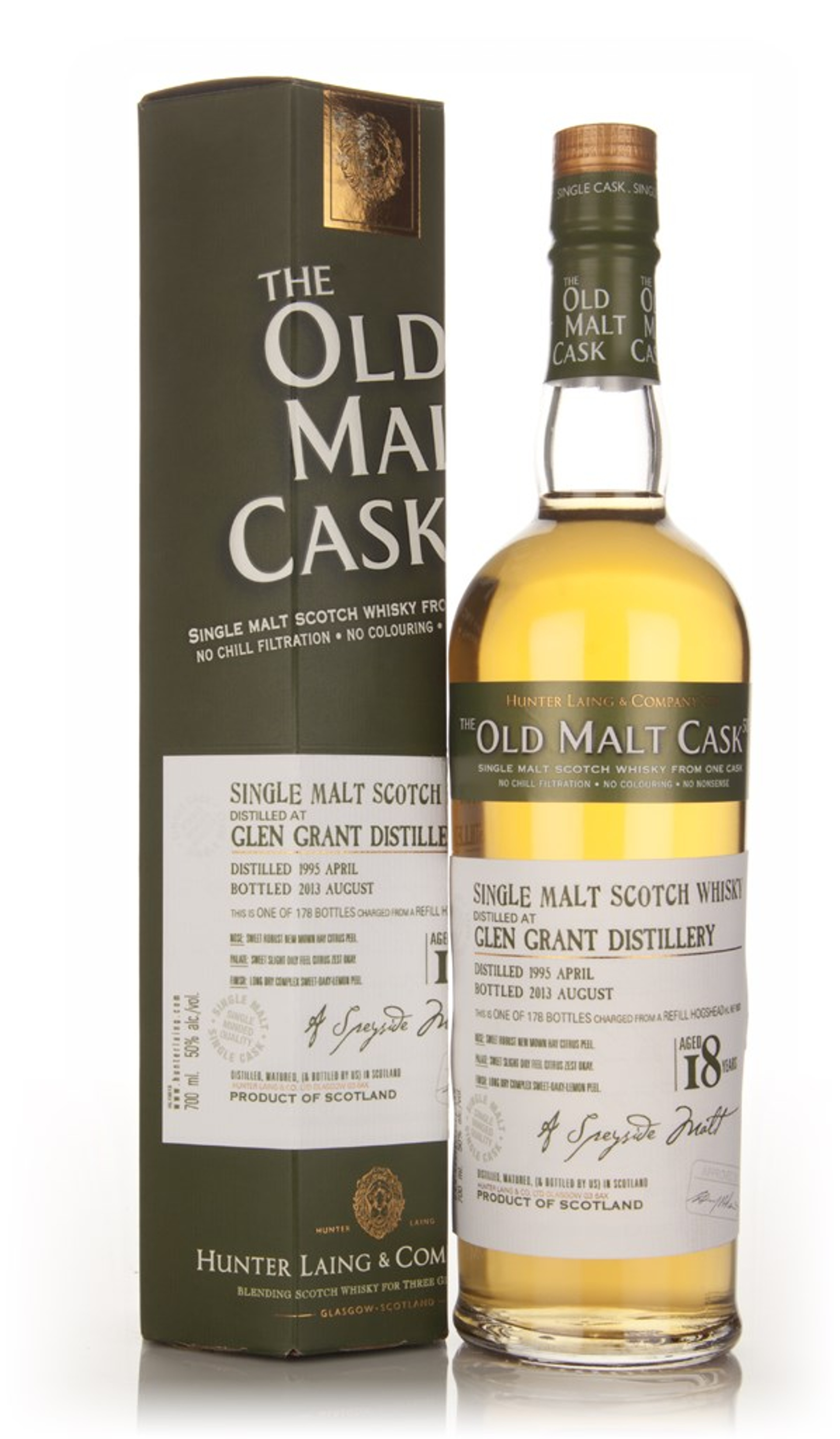 Glen Grant 18 Year Old 1995 (cask 9920) - Old Malt Cask (Hunter Laing) 70cl