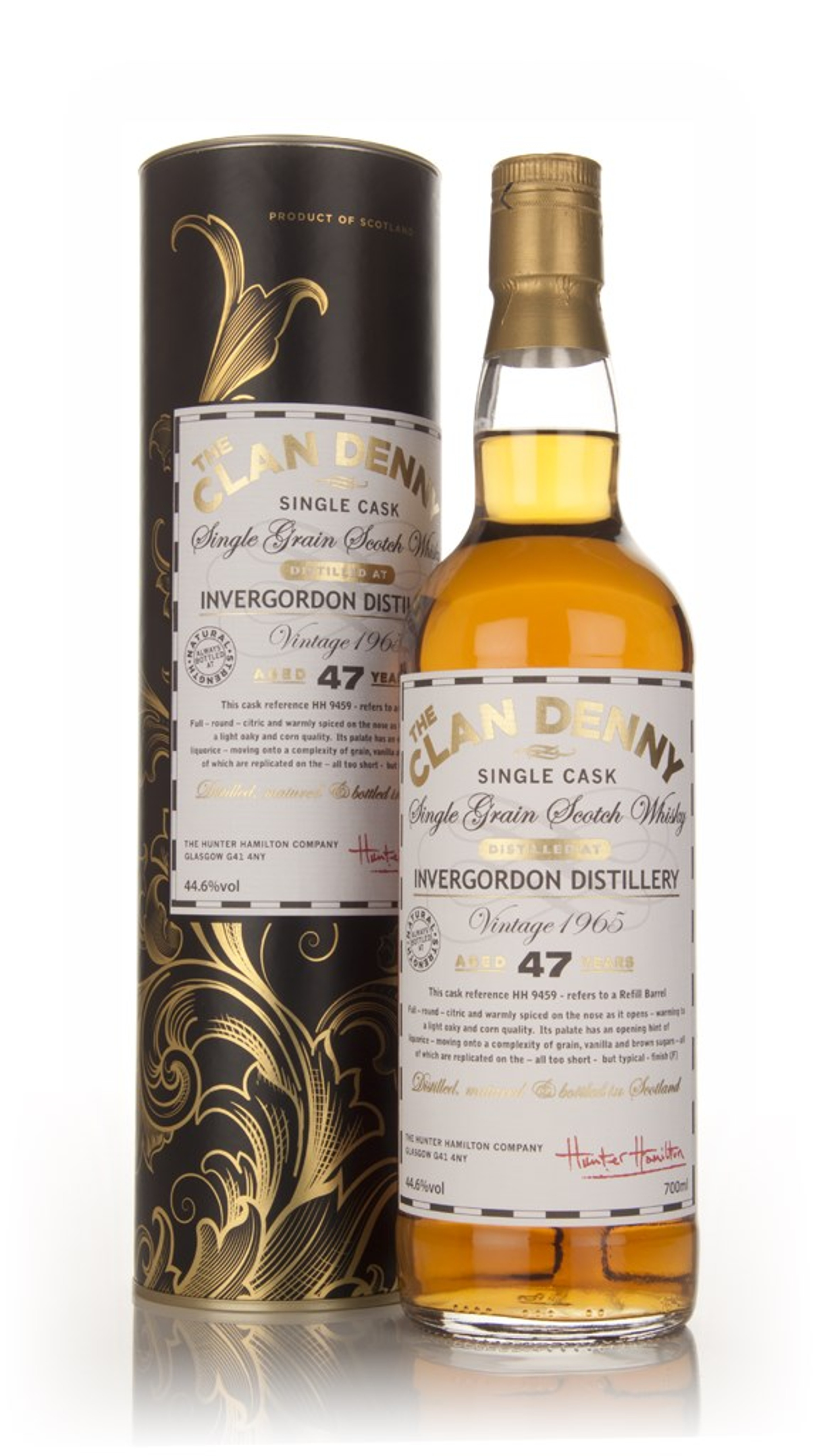 Invergordon 47 Year Old 1965 (cask 9459)- The Clan Denny (Douglas Laing) 70cl