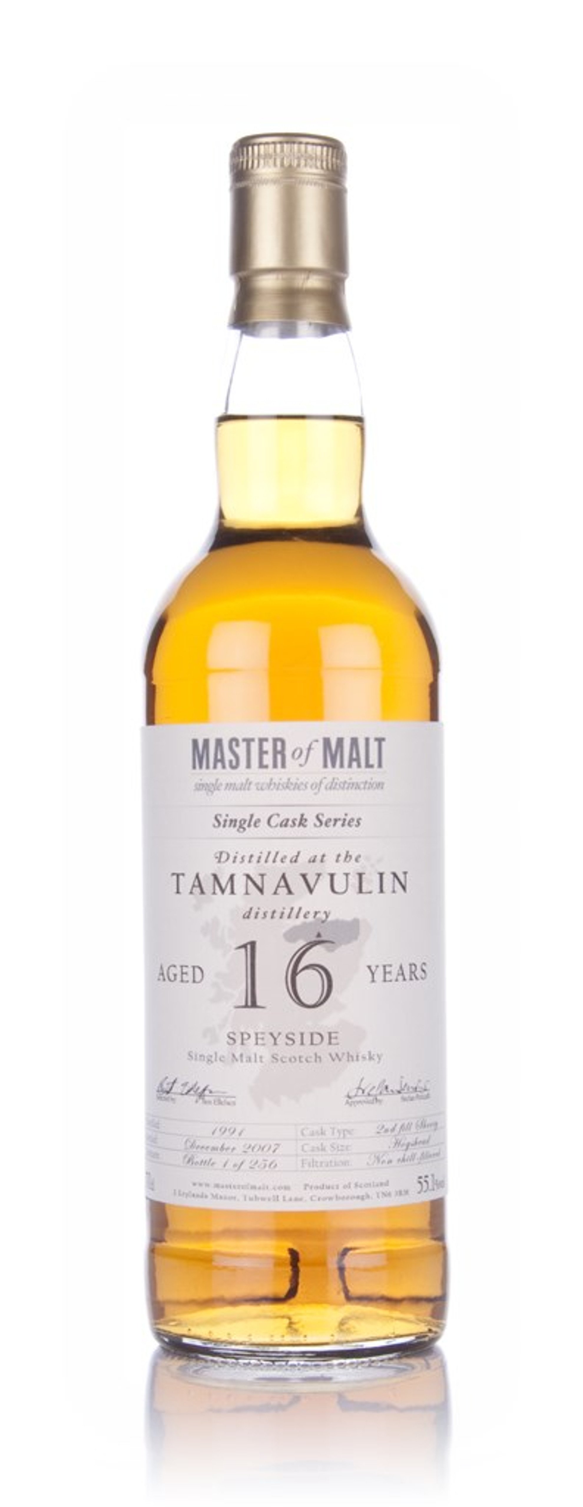 Tamnavulin 16 Year Old - Single Cask (Master of Malt) 70cl