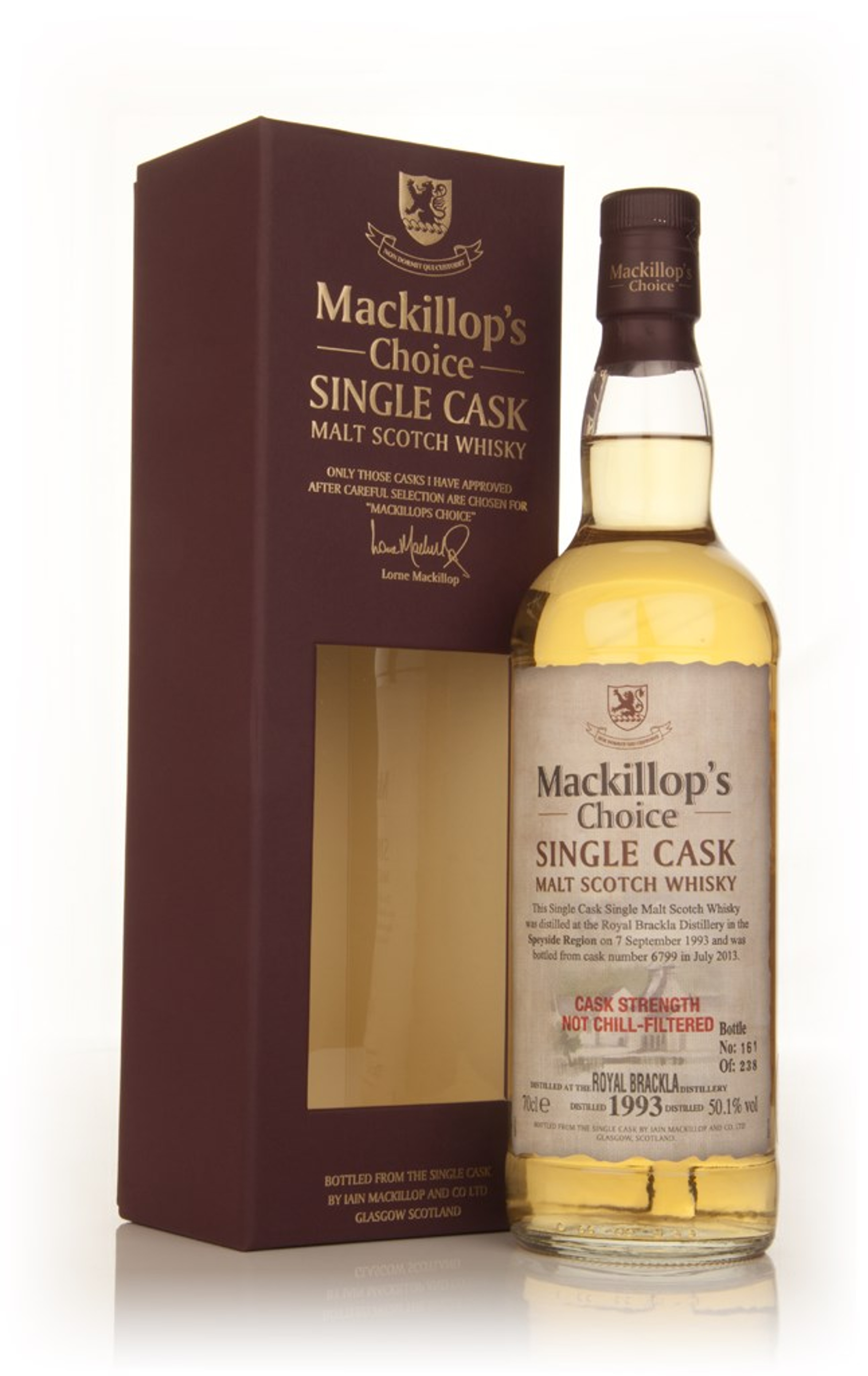 Royal Brackla 19 Year Old 1993 (cask 6799) - Mackillop's Choice 70cl