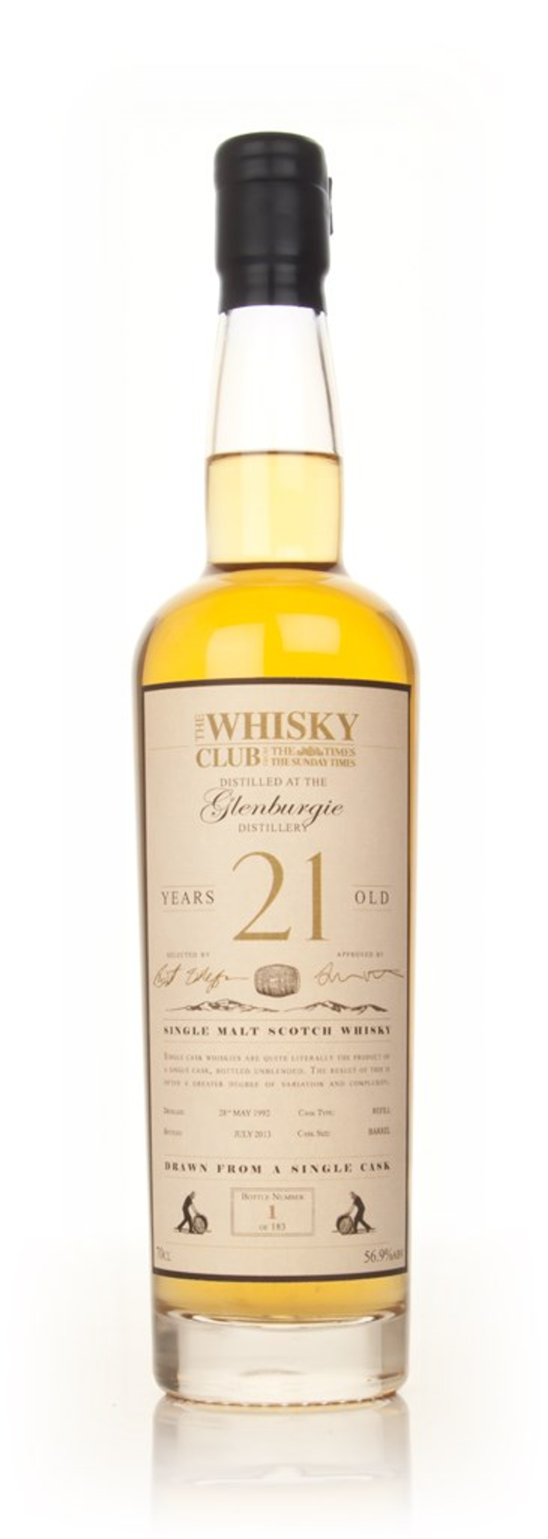 Glenburgie 21 Year Old 1992 (The Whisky Club) 70cl
