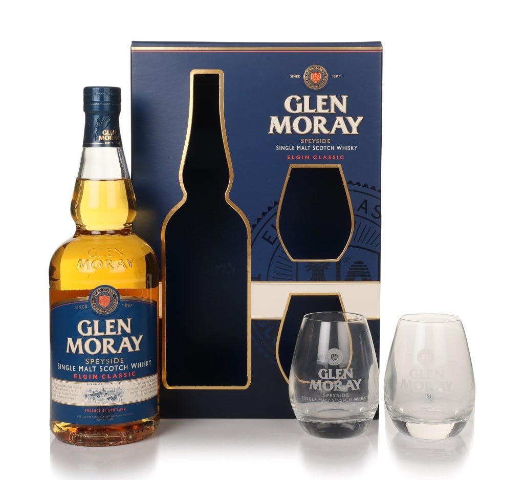 Glen Moray Classic Gift Pack with 2x Glasses 70cl