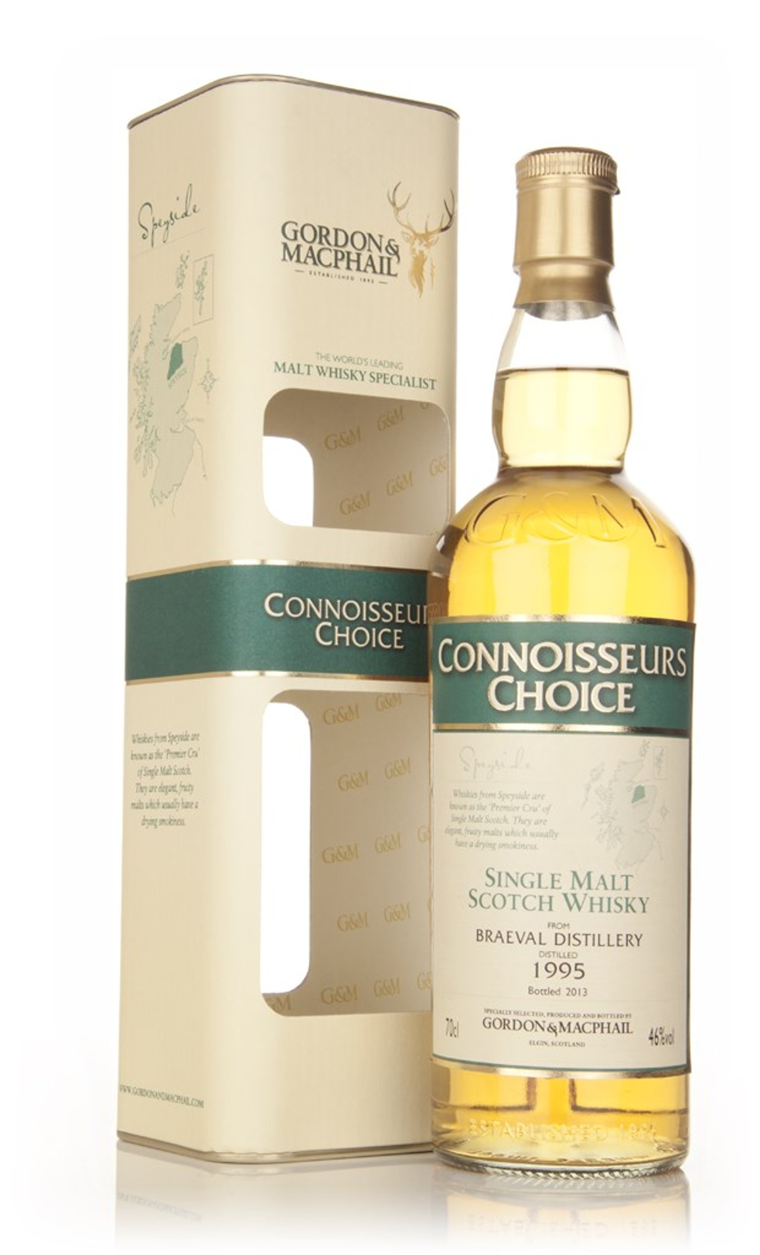 Braeval 1995 (bottled 2013) - Connoisseurs Choice (Gordon & MacPhail) 70cl