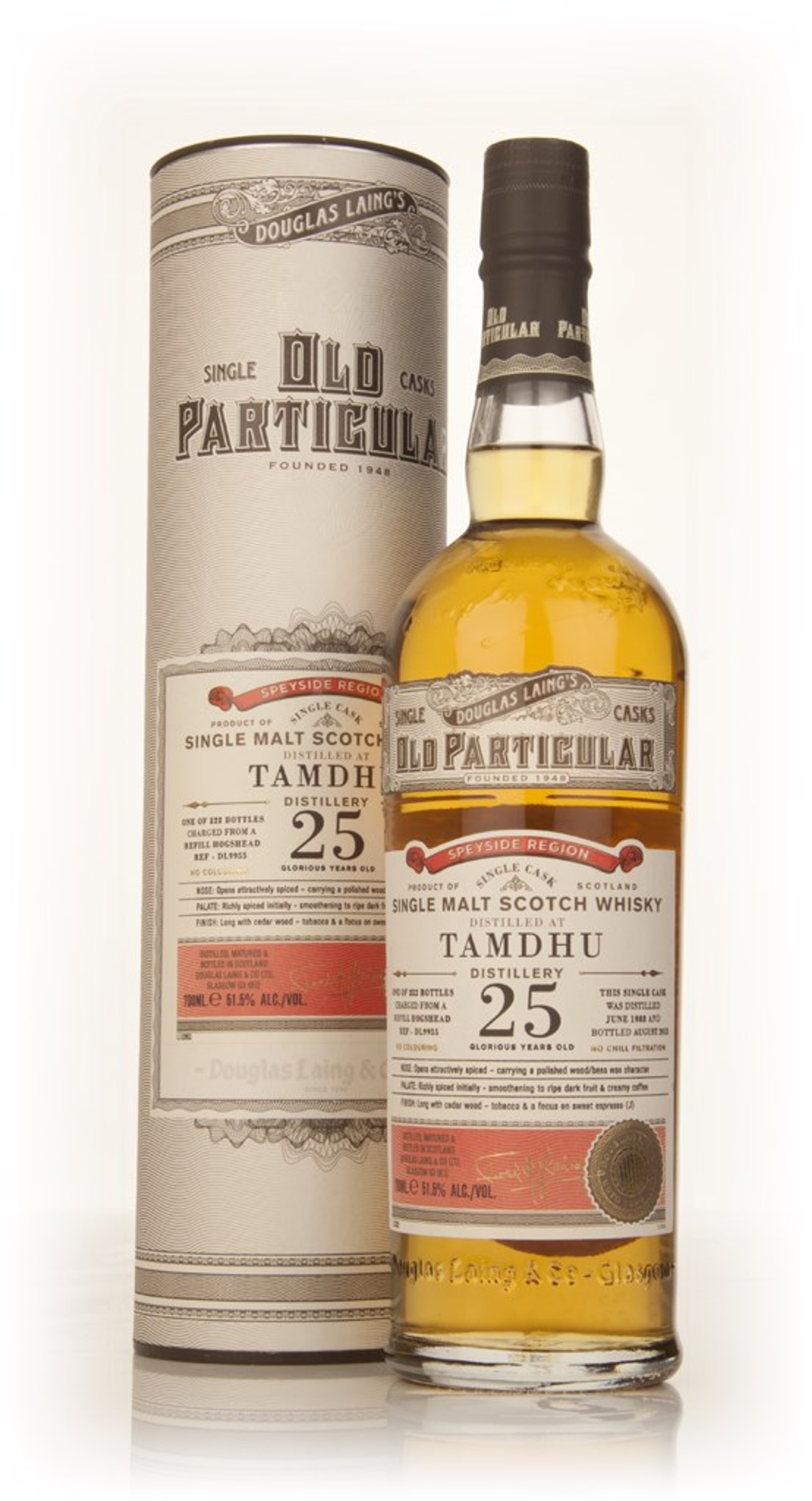 Tamdhu 25 Year Old 1988 (cask 9955) - Old Particular (Douglas Laing) 70cl