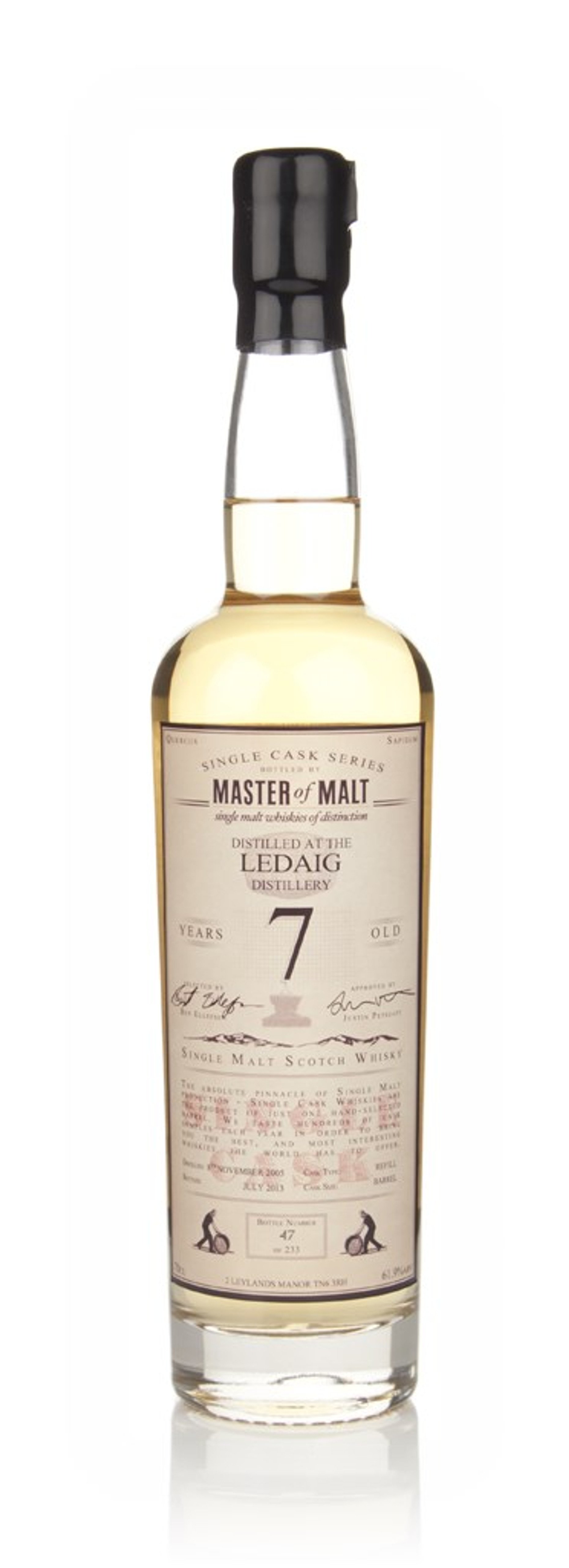 Ledaig  7 Year Old 2005 - Single Cask (Master of Malt) 70cl