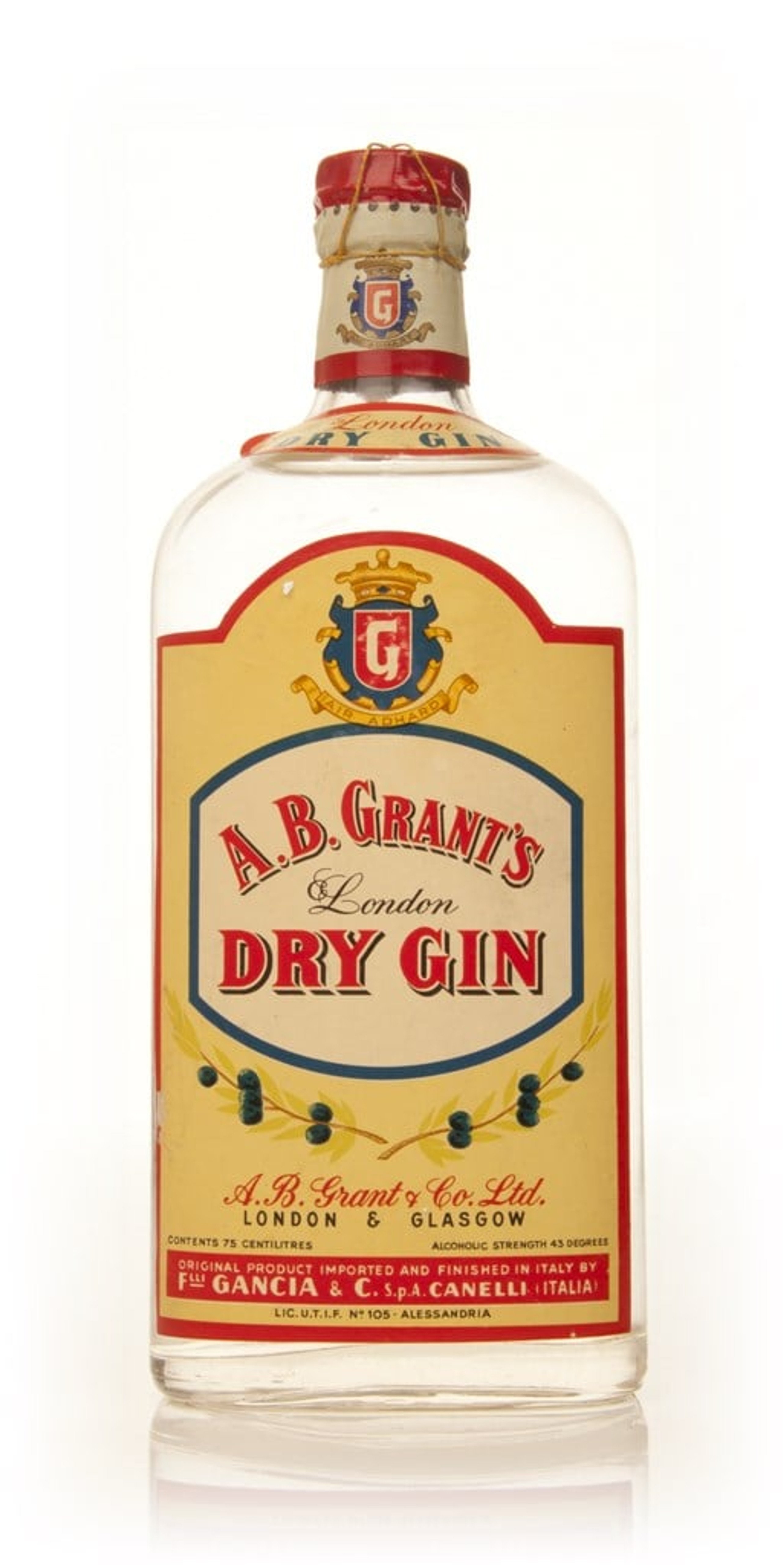 A. B. Grant’s London Dry Gin - 1949-59 75cl