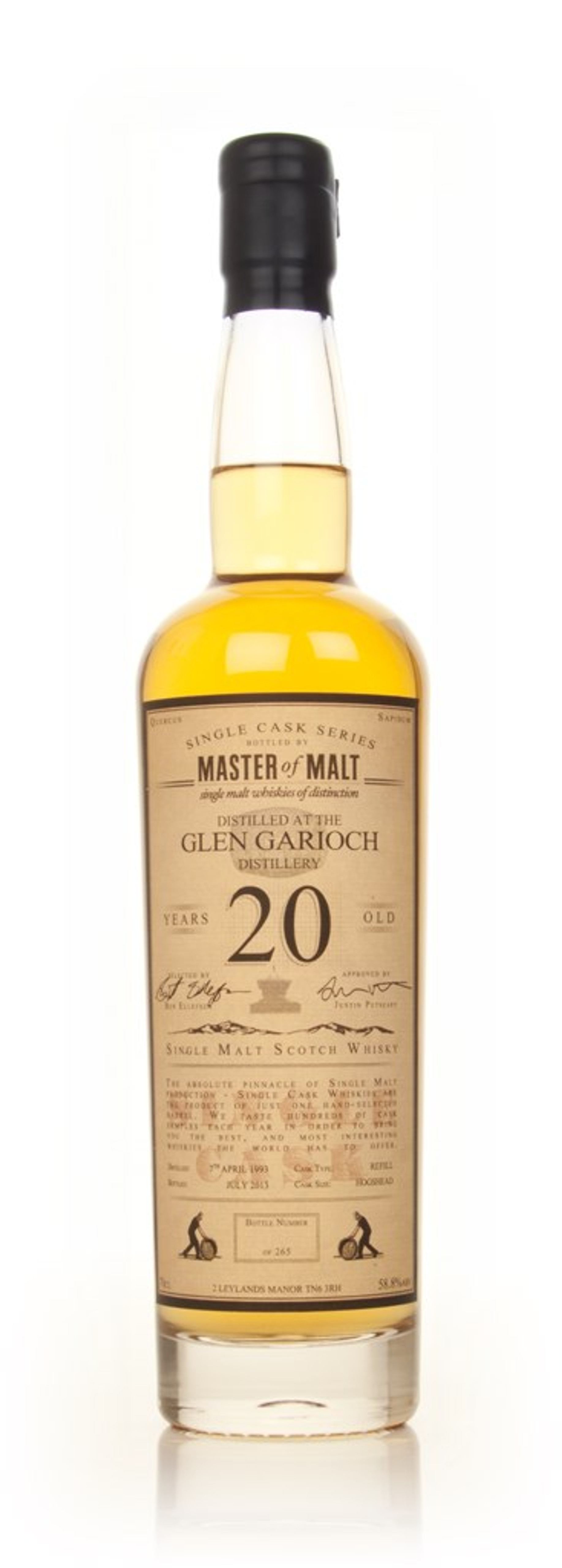 Glen Garioch 20 Year Old 1993 - Single Cask (Master of Malt) 70cl