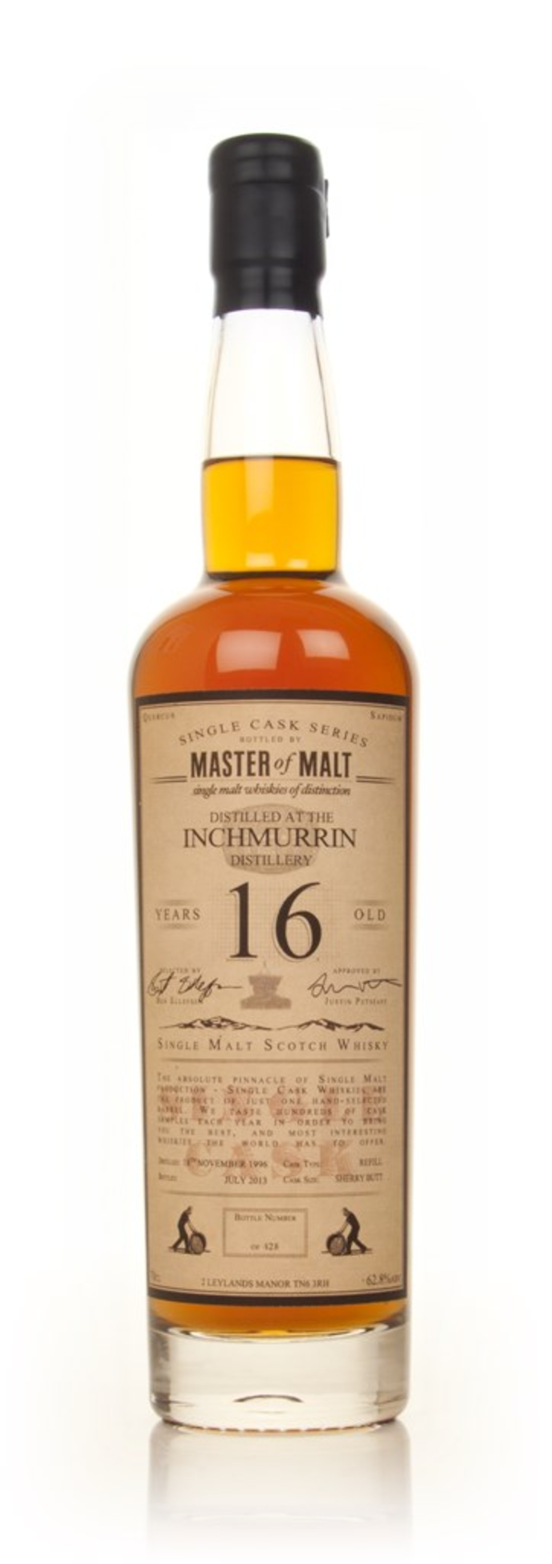 Inchmurrin 16 Year Old 1996 - Single Cask (Master of Malt) 70cl
