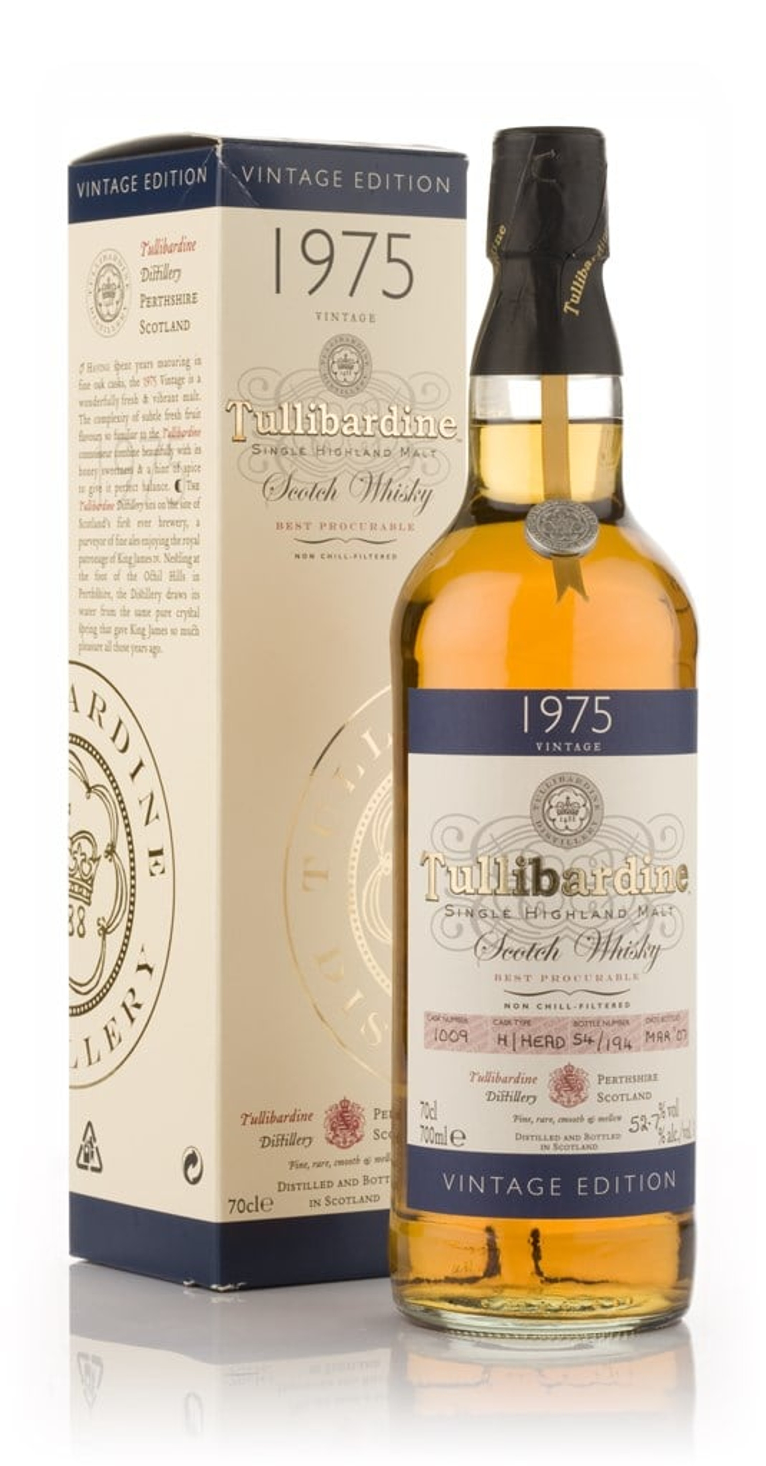 Tullibardine 1975 70cl