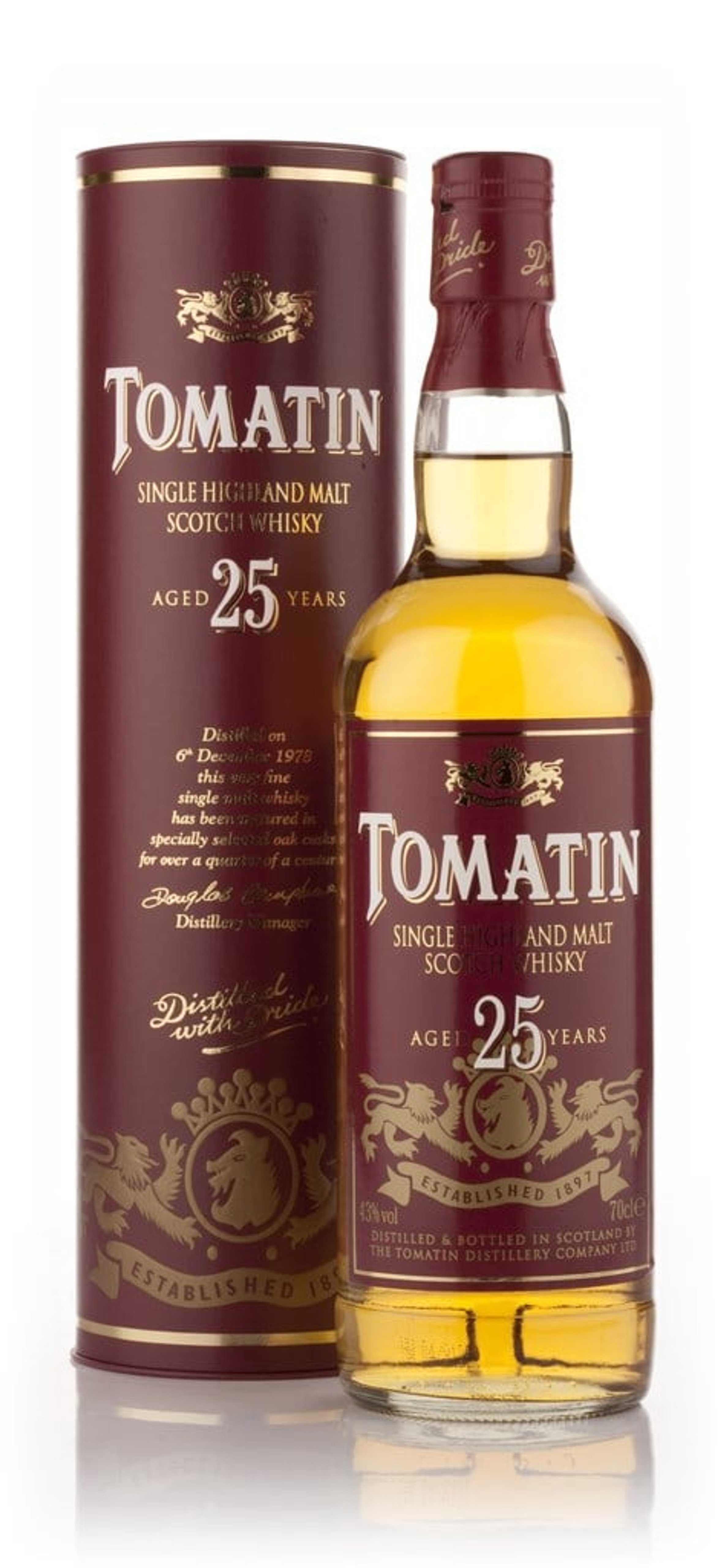 Tomatin 25 Year Old 70cl