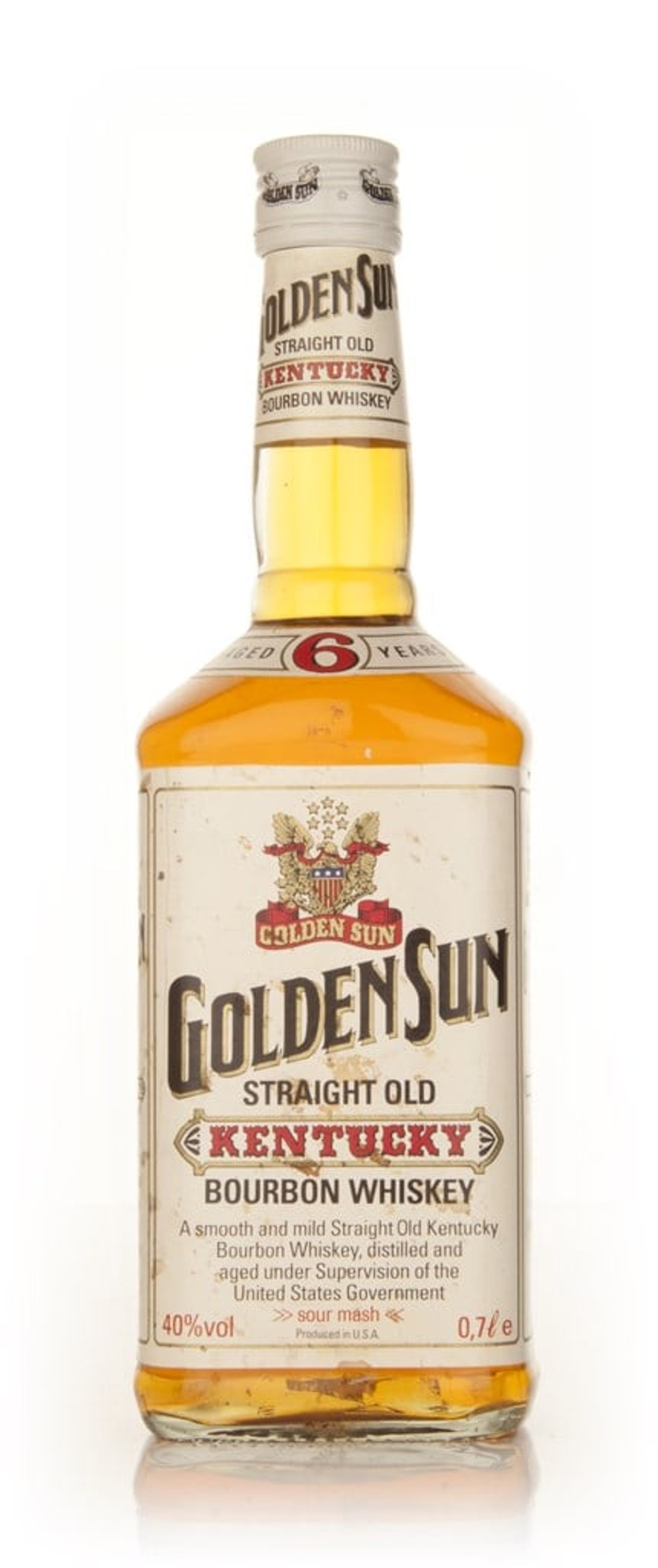 Golden Sun 6 Year Old Bourbon - 2000s 70cl