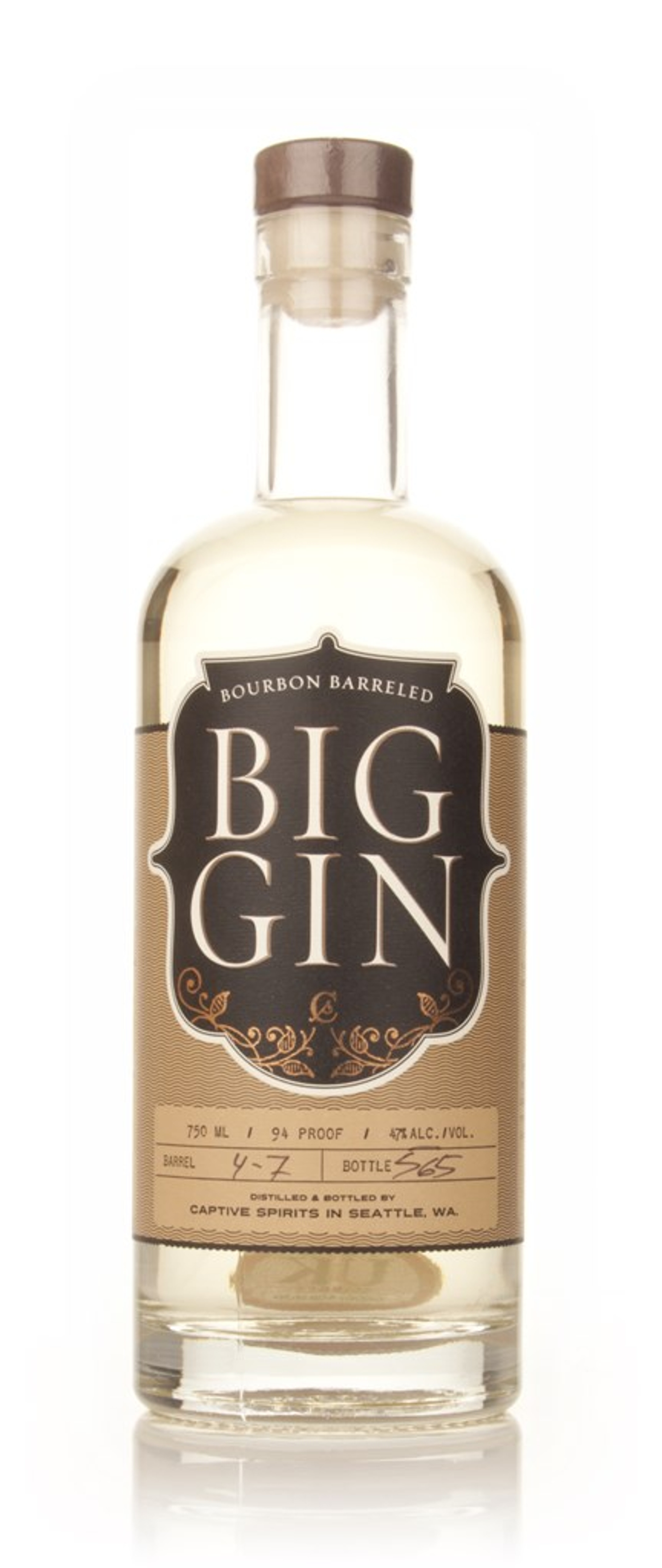 Bourbon Barreled Big Gin 75cl