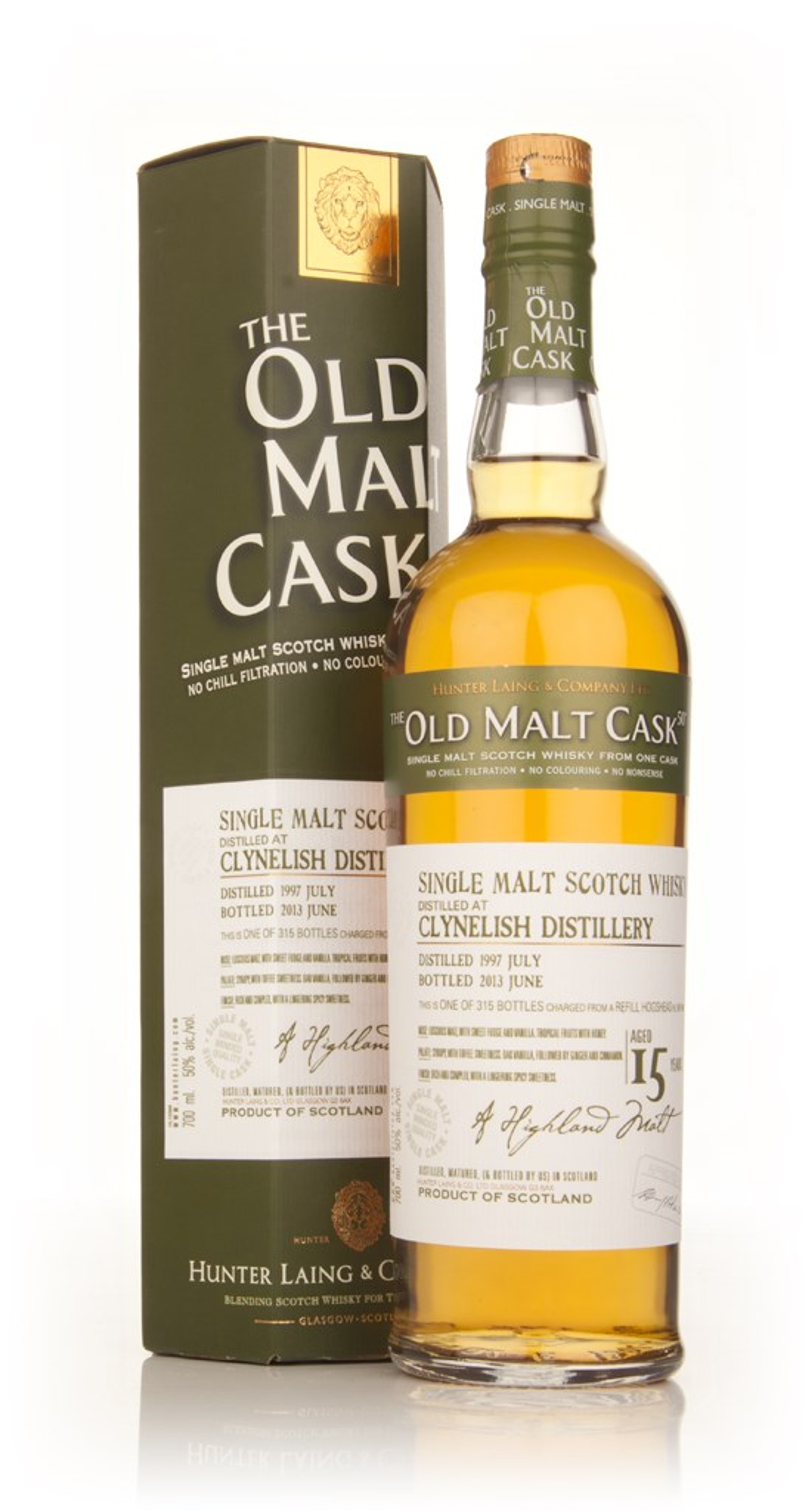 Clynelish 15 Year Old 1997 (cask 9881) - Old Malt Cask (Hunter Laing) 70cl