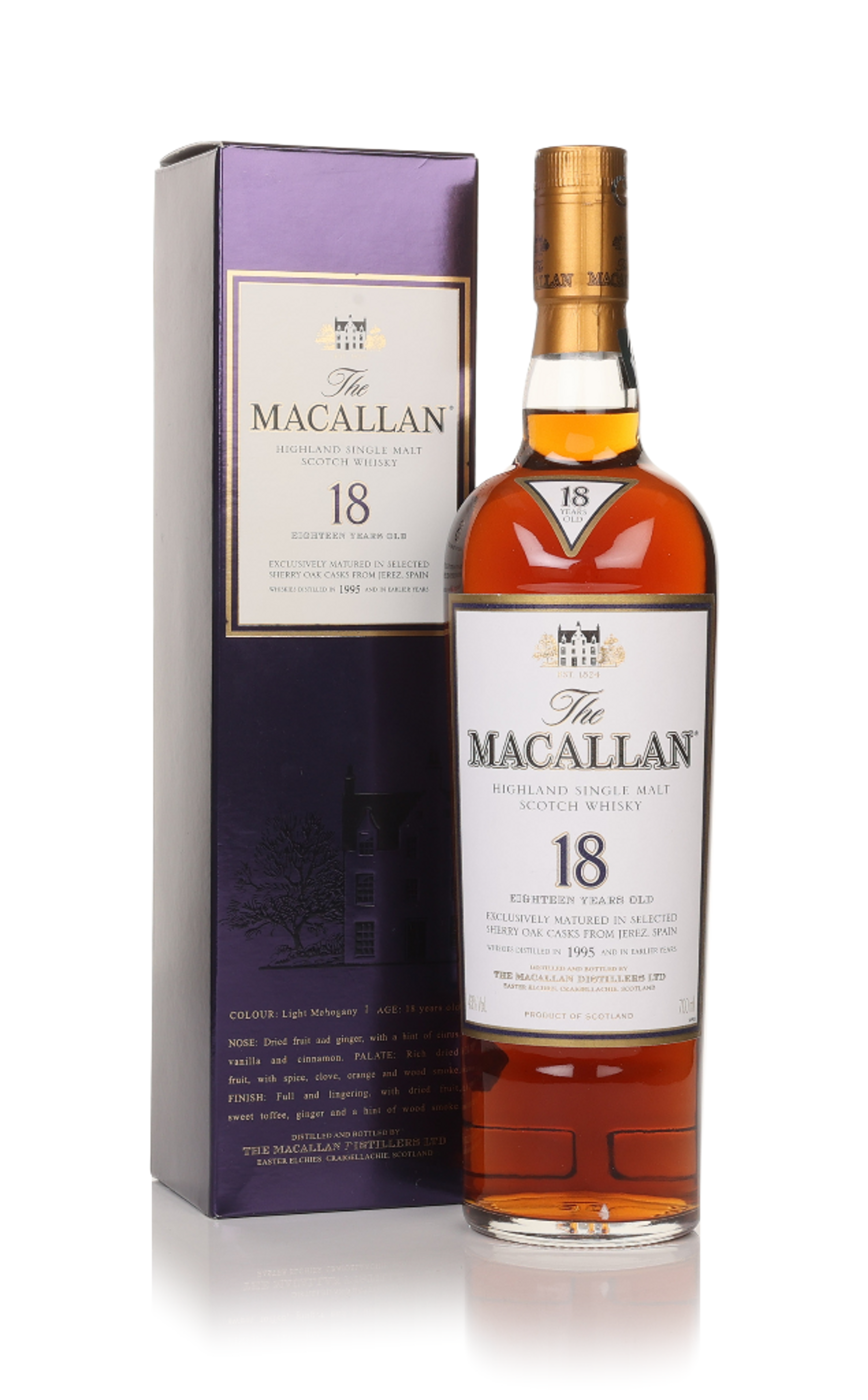 ウイスキー The Macallan 18 Years Old Sherry 700ml Buy Macallan 18 Year Old Sherry Oak 1979 Original Box 750ml