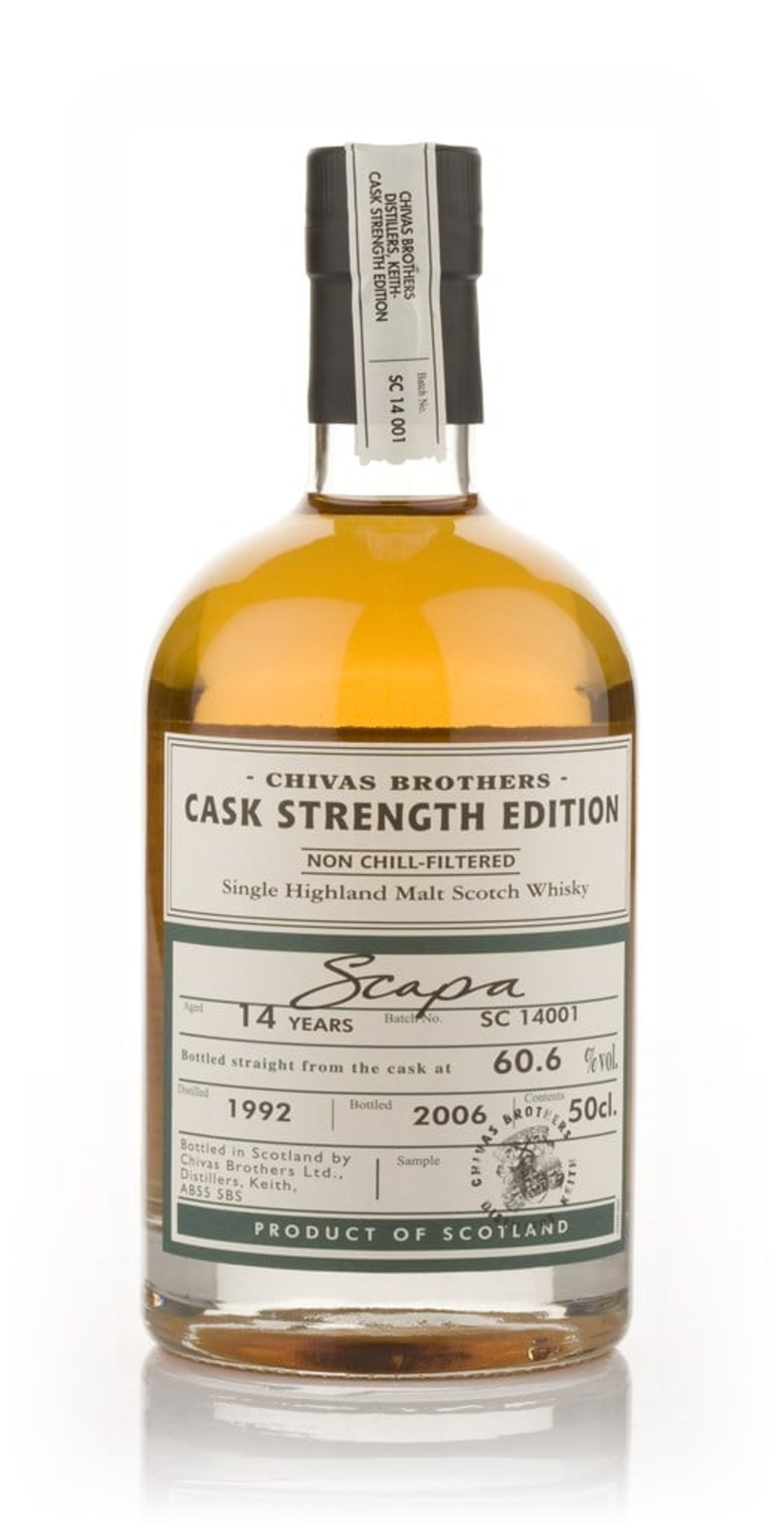 Scapa 14 Year Old 1992 (Chivas Brothers) 50cl