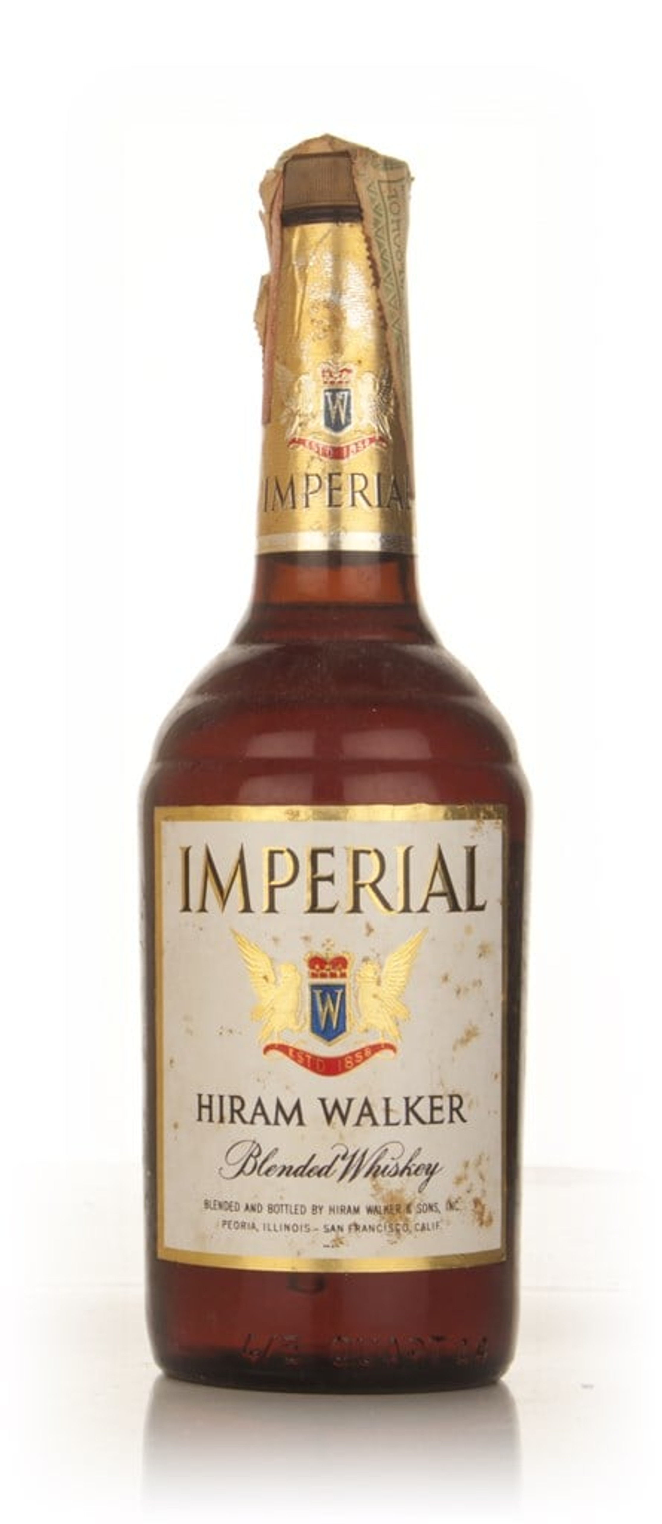 Hiram Walker Imperial Blended Whiskey - 1960s 75cl