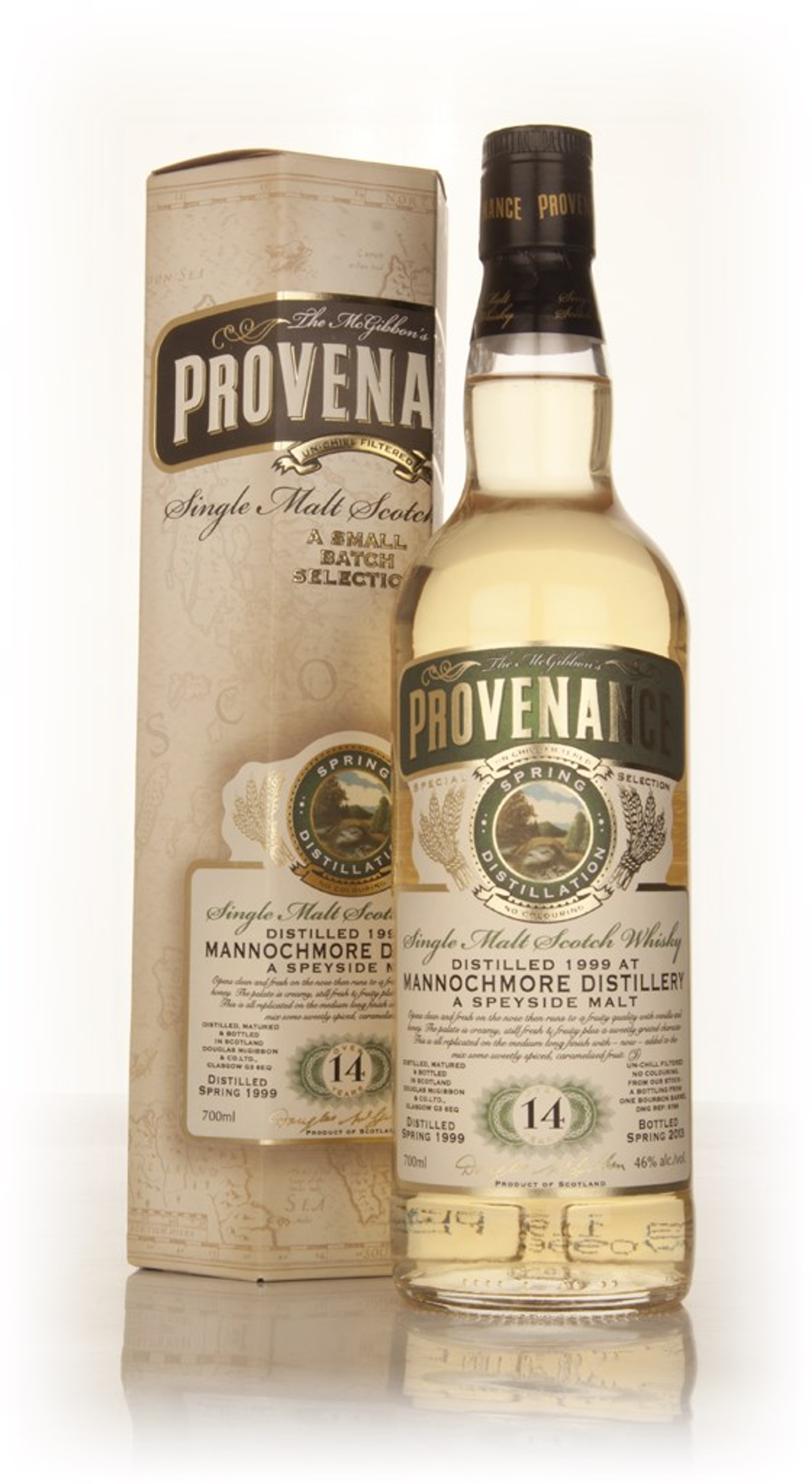 Mannochmore 14 Year Old 1999 (cask 9766) - Provenance (Douglas Laing) 70cl