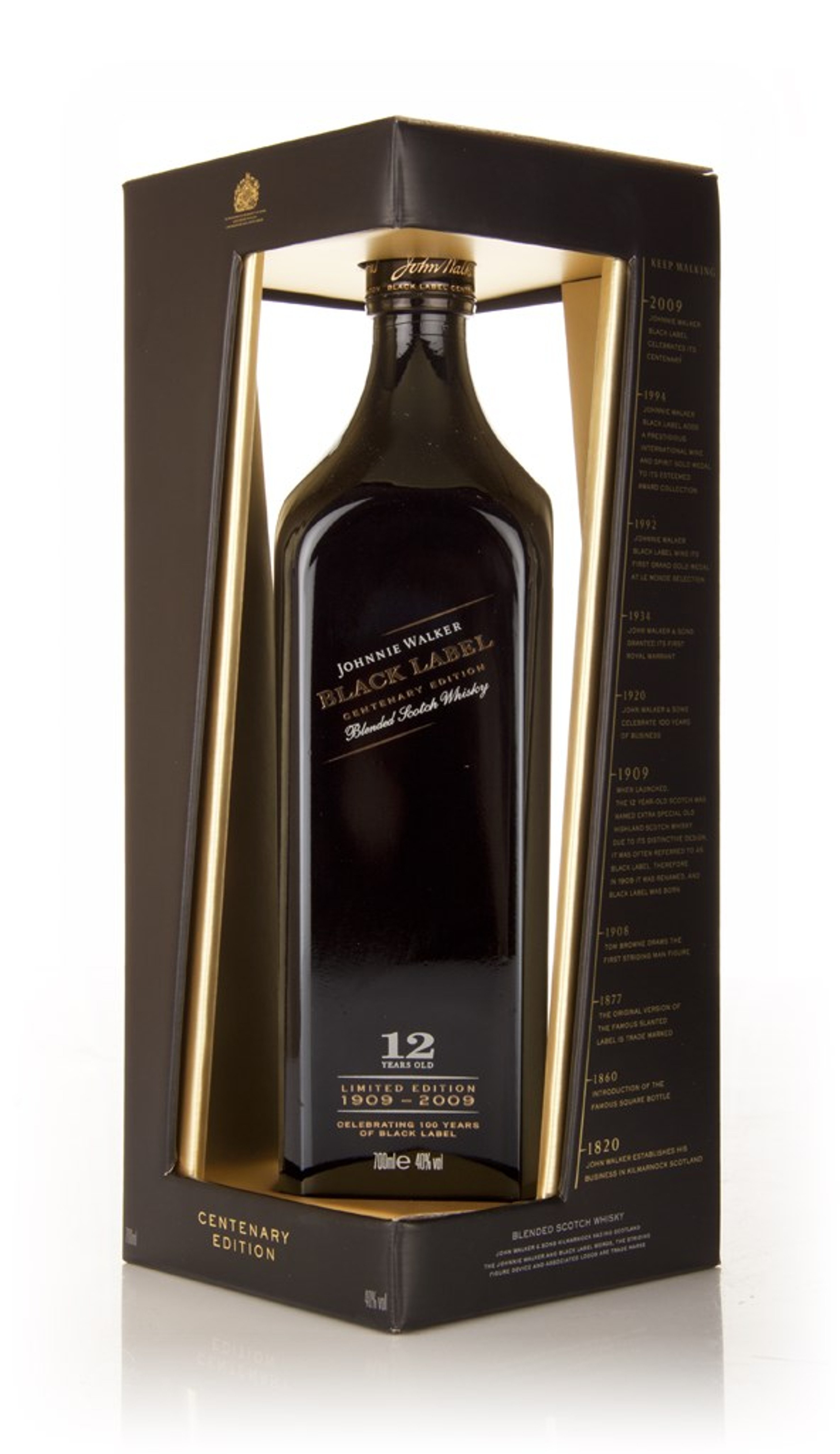 Johnnie Walker Black Label 12 Year Old 100th Anniversary Edition 70cl