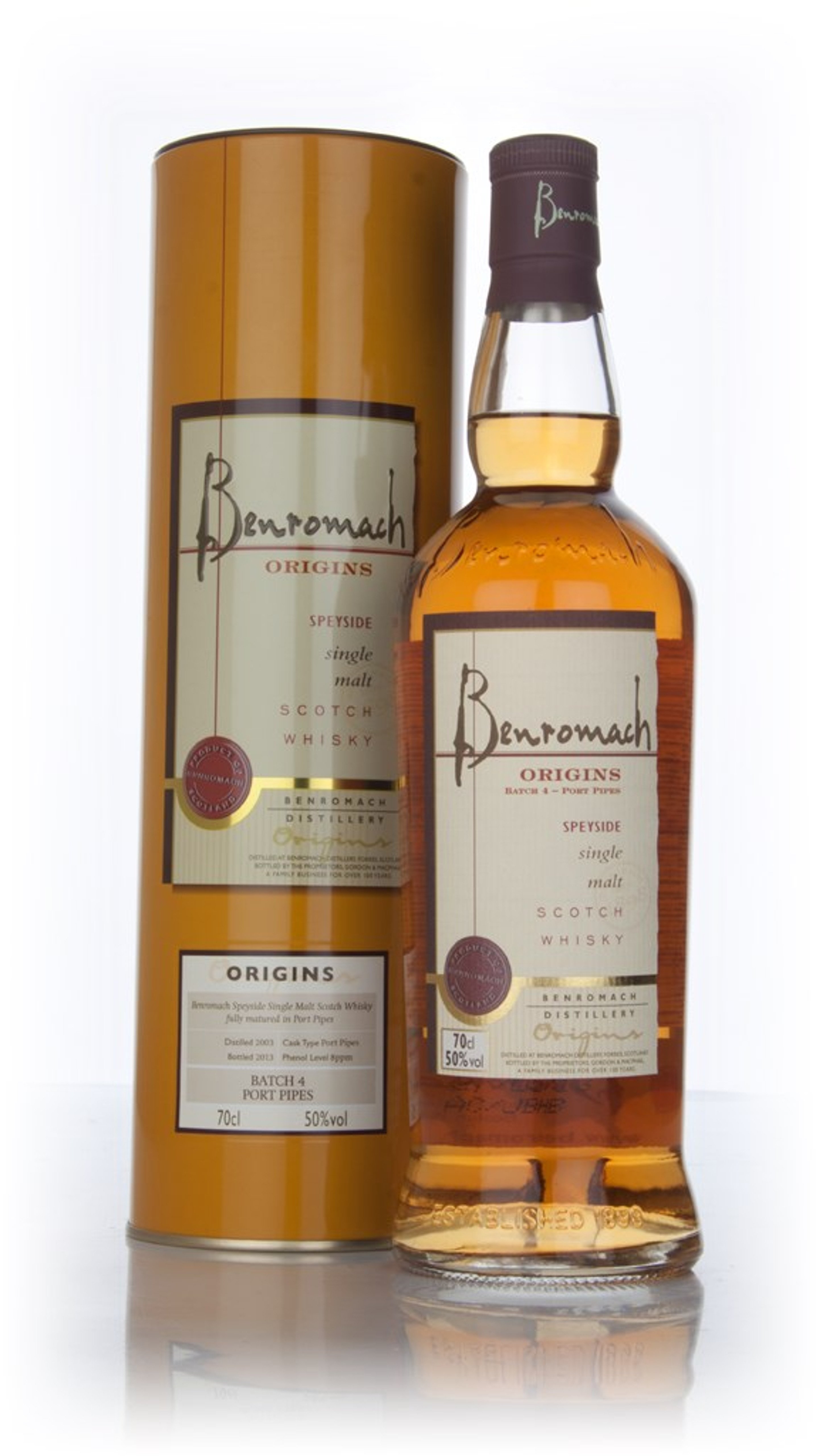 Benromach Origins 2003 - Batch 4 (Port Pipes) 70cl