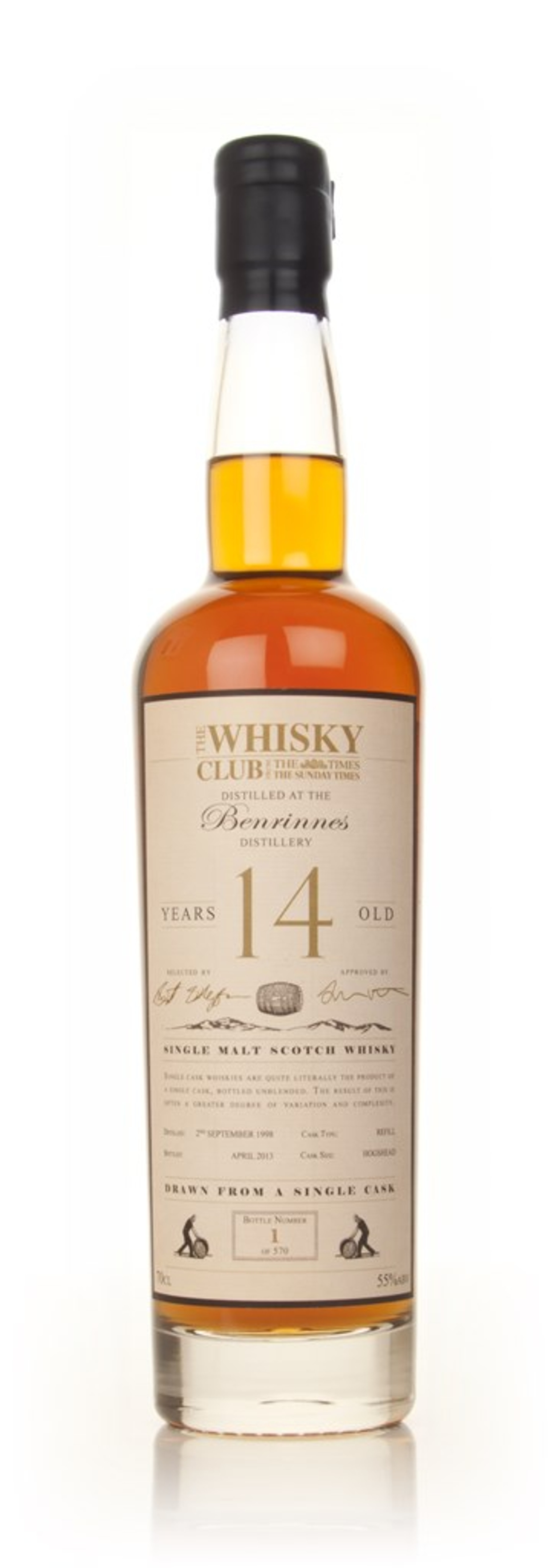Benrinnes 14 Year Old 1998 (The Whisky Club) 70cl