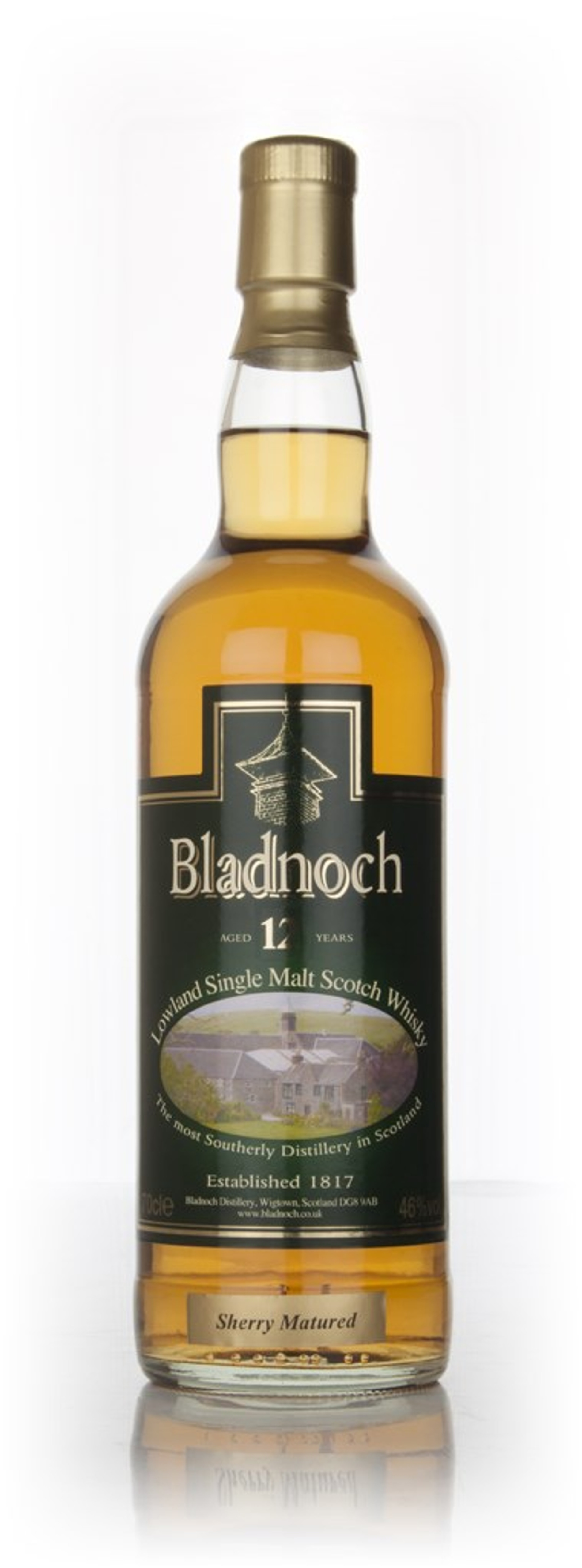 Bladnoch 12 Year Old Sherry Cask Matured - Distillery Label 70cl