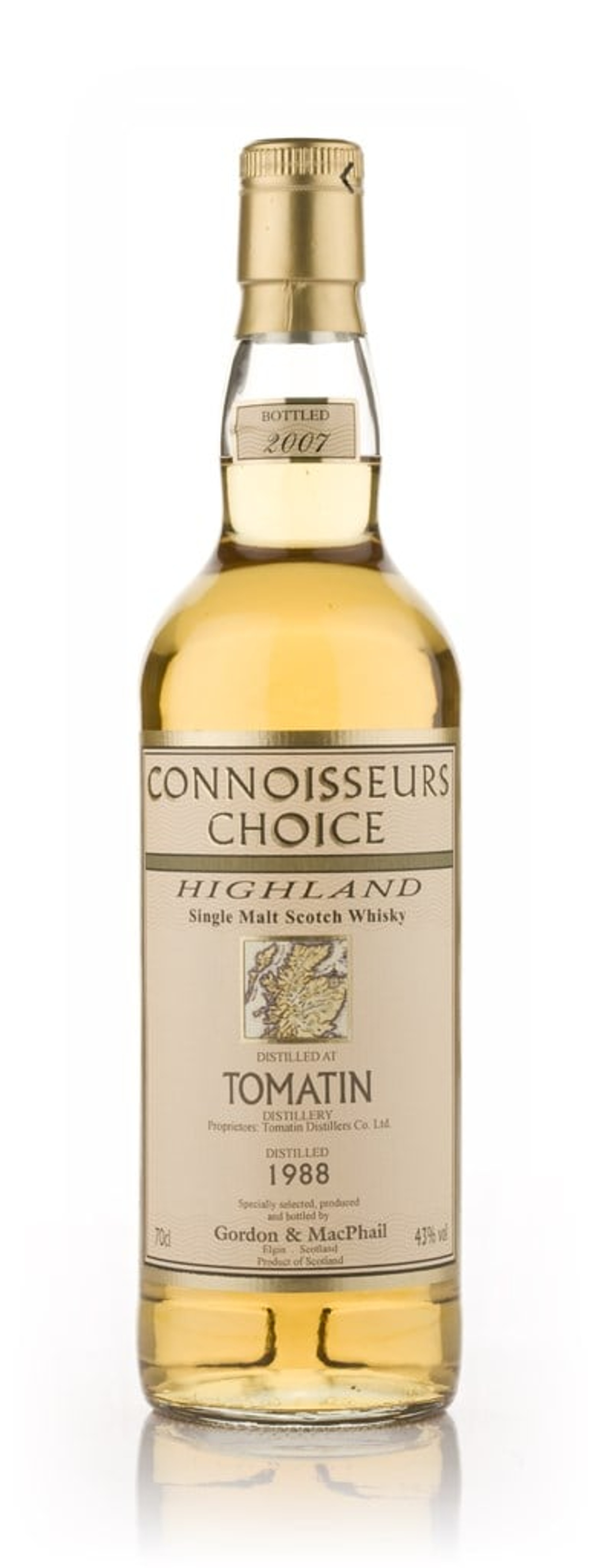 Tomatin 1988 (bottled 2007) - Connoisseurs Choice (Gordon & MacPhail) 70cl