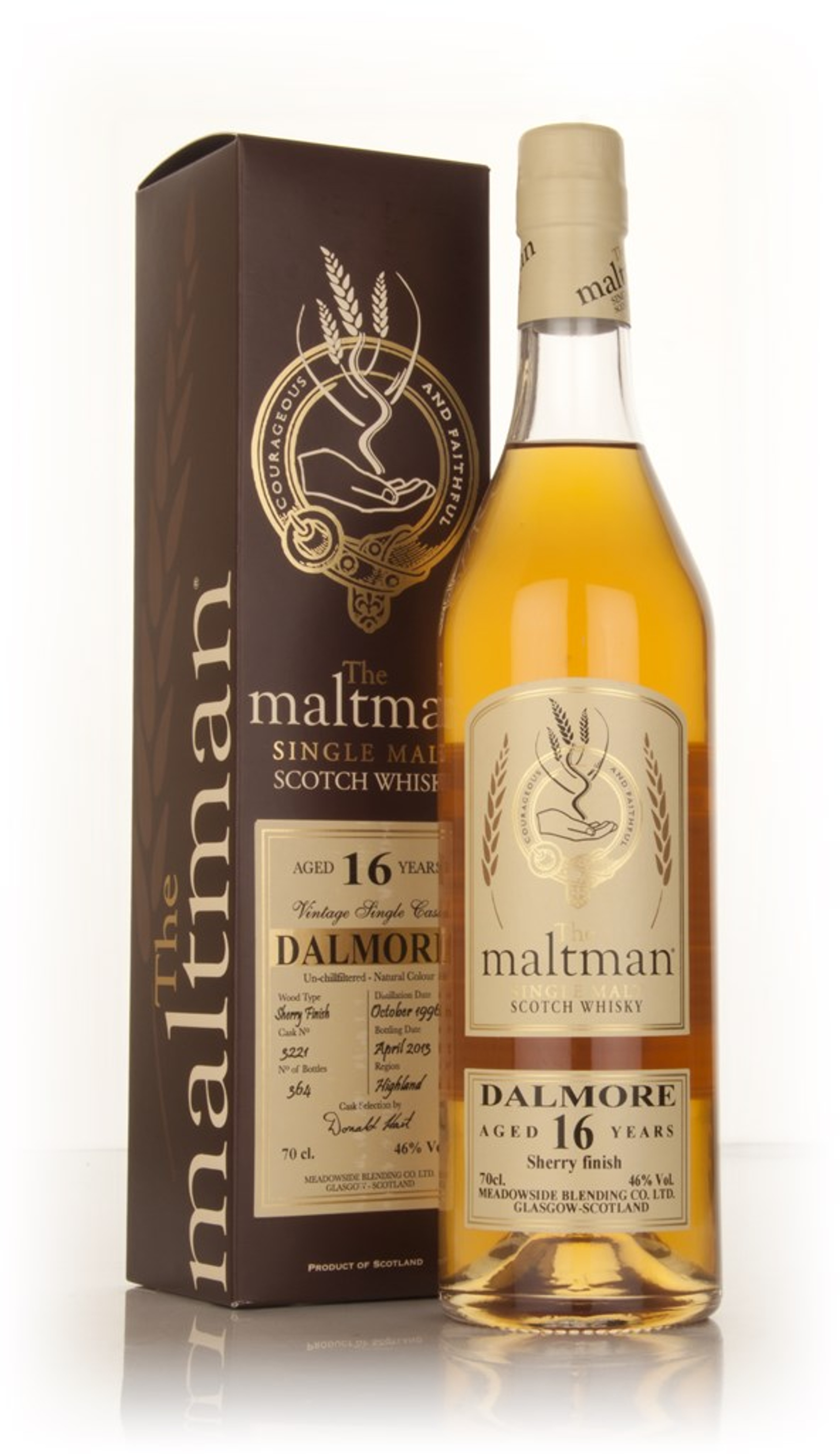Dalmore 16 Year Old 1996 (cask 3221) - The Maltman 70cl