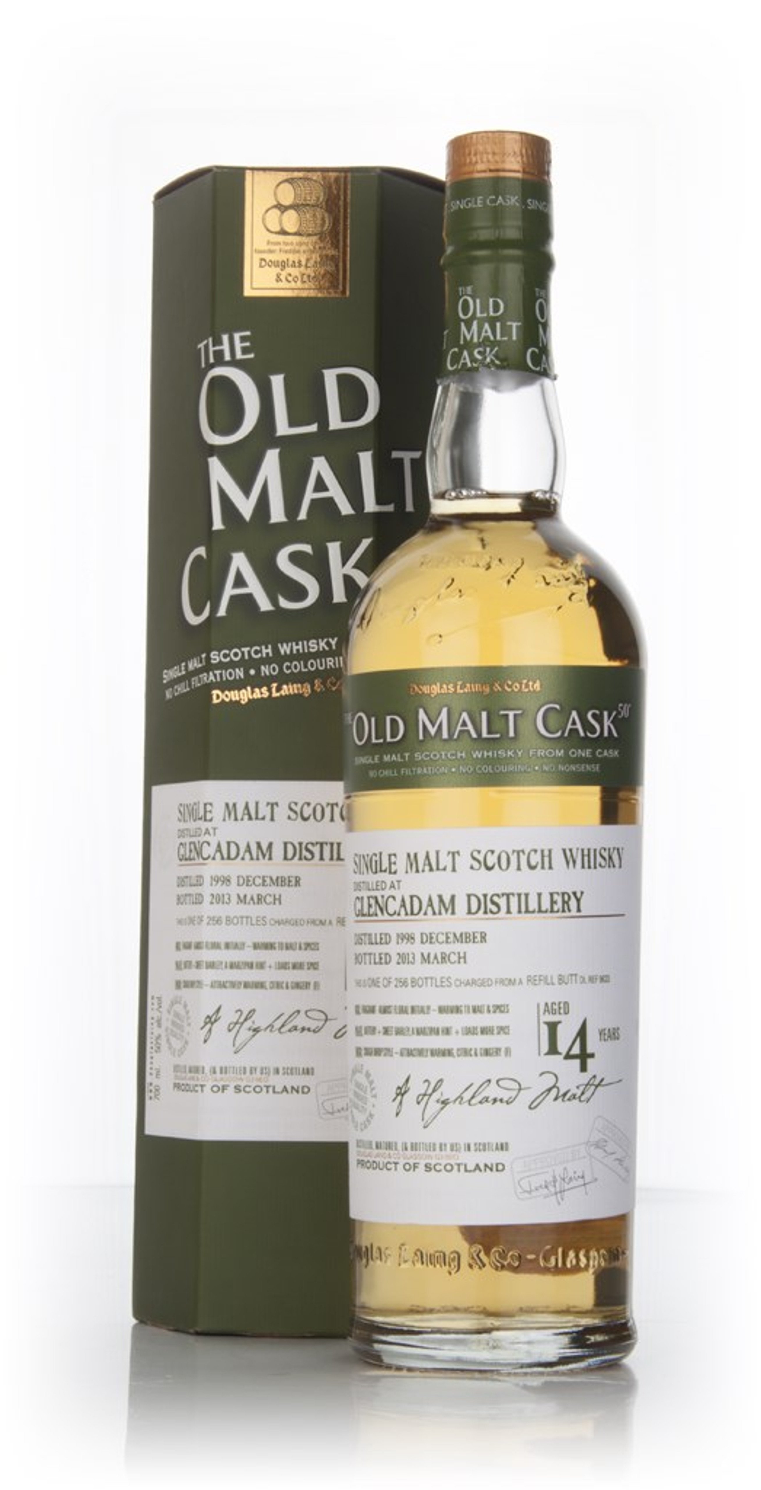 Glencadam 14 Year Old 1998 (cask 9633) - Old Malt Cask (Douglas Laing) 70cl