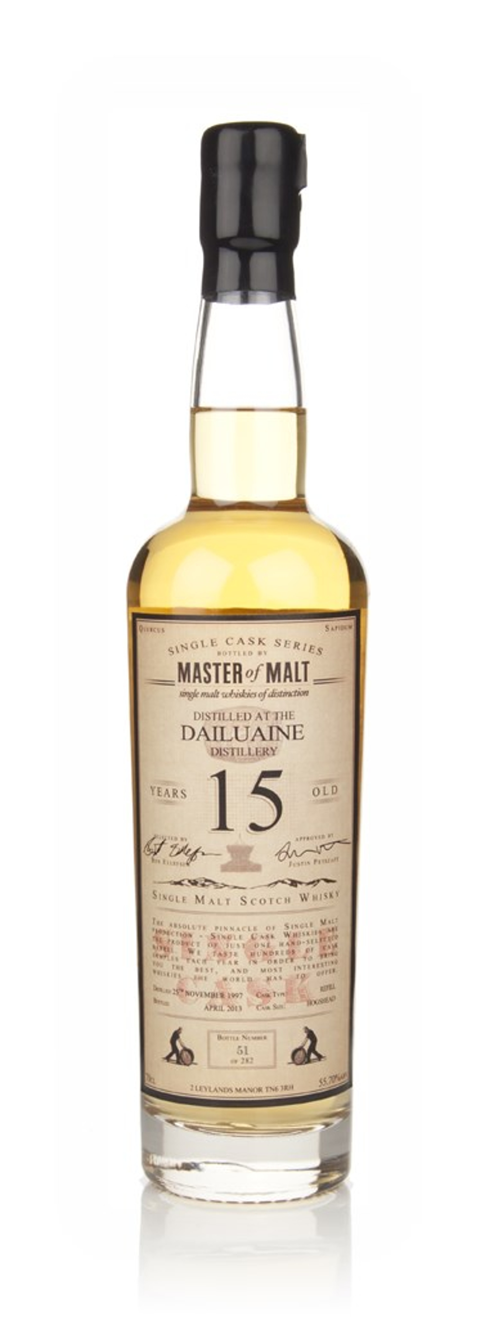 Dailuaine 15 Year Old 1997 - Single Cask (Master of Malt) 70cl