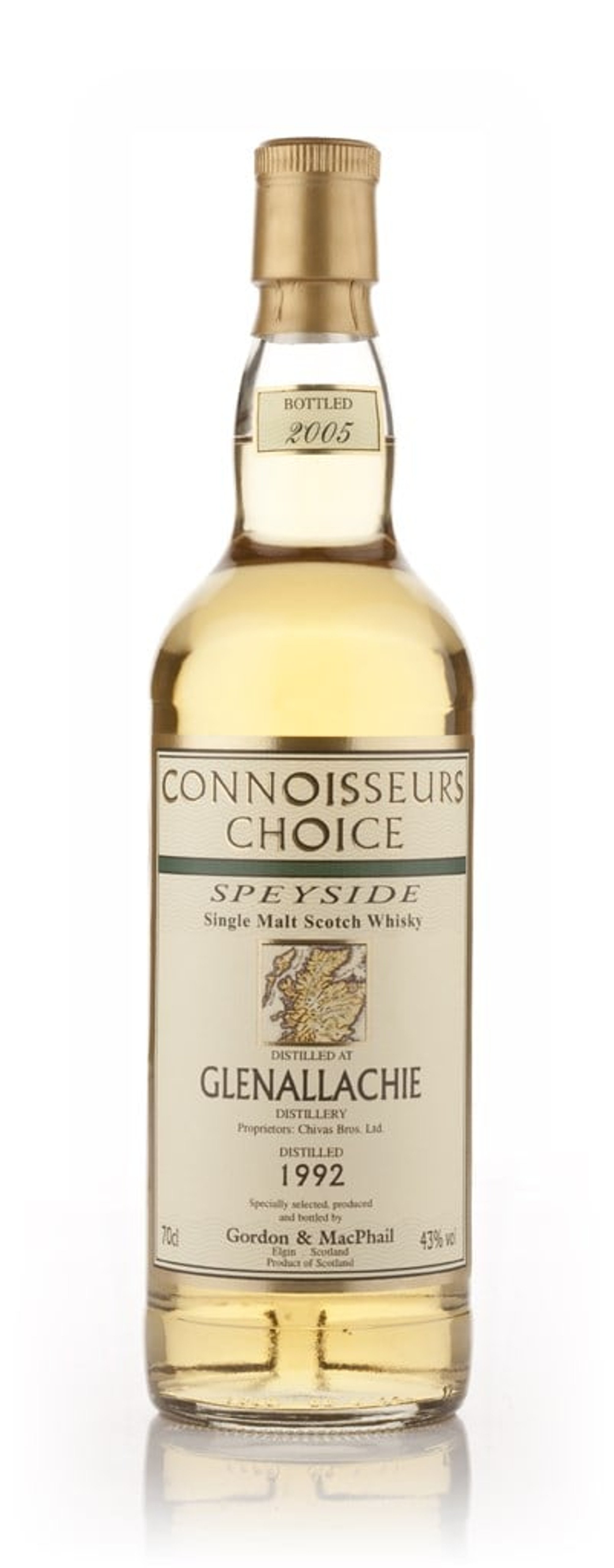 Glenallachie 1992 (bottled 2005) - Connoisseurs Choice (Gordon & MacPhail) 70cl