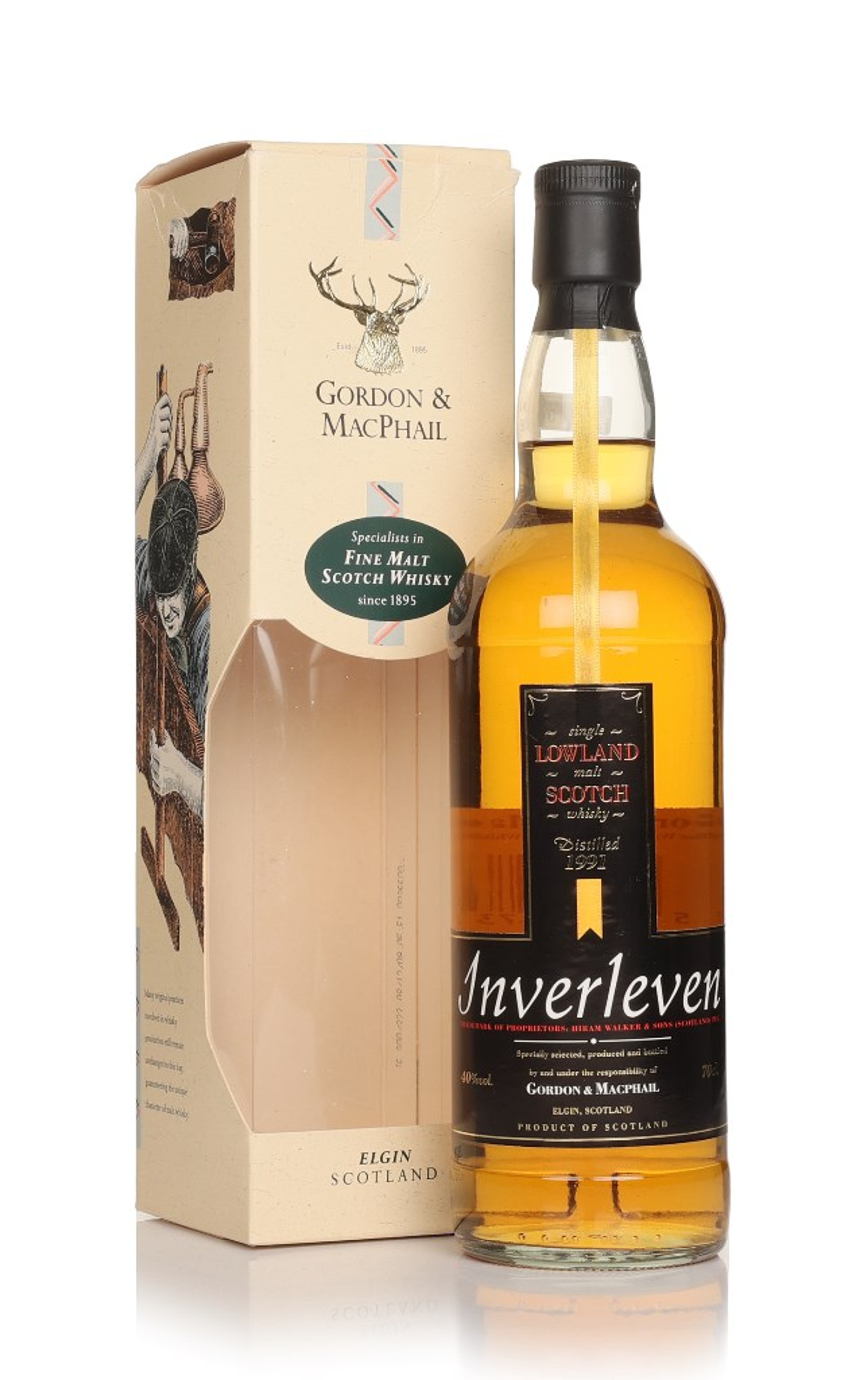 Inverleven 1991 (bottled 2010) - Gordon & MacPhail 70cl