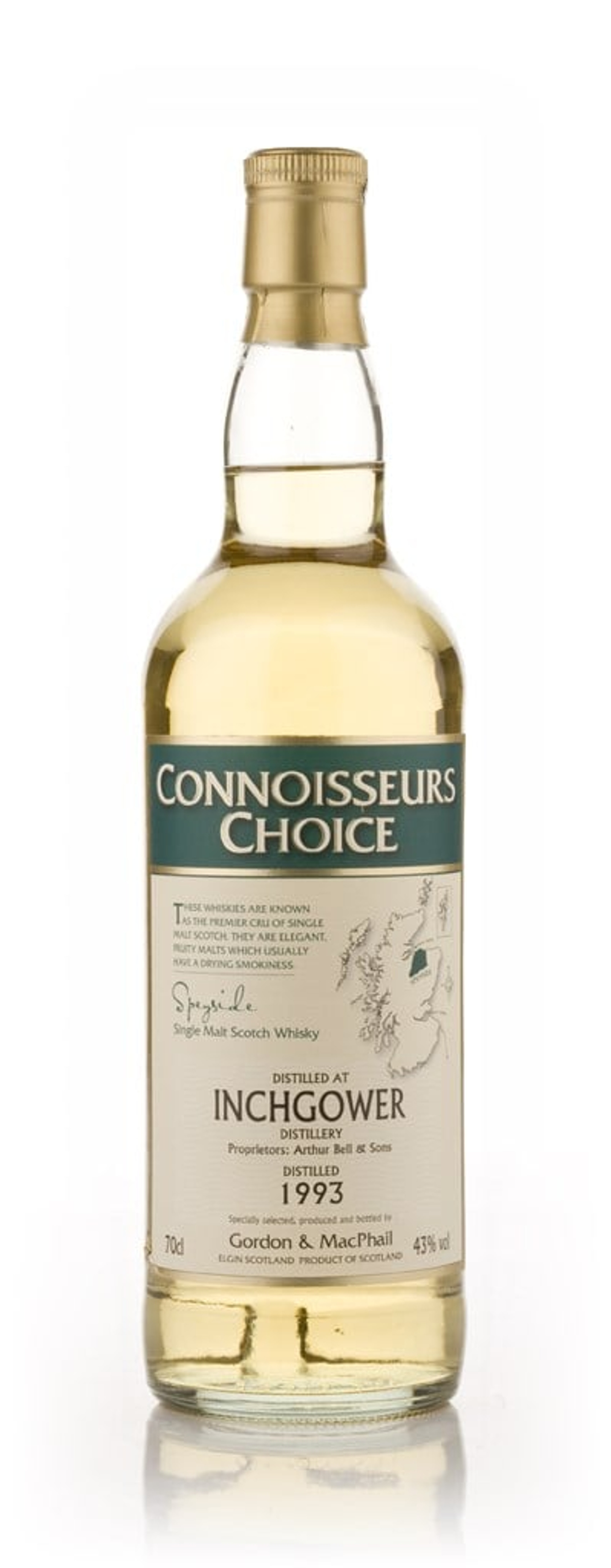 Inchgower 1993 (bottled 2008) - Connoisseurs Choice (Gordon & MacPhail) 70cl