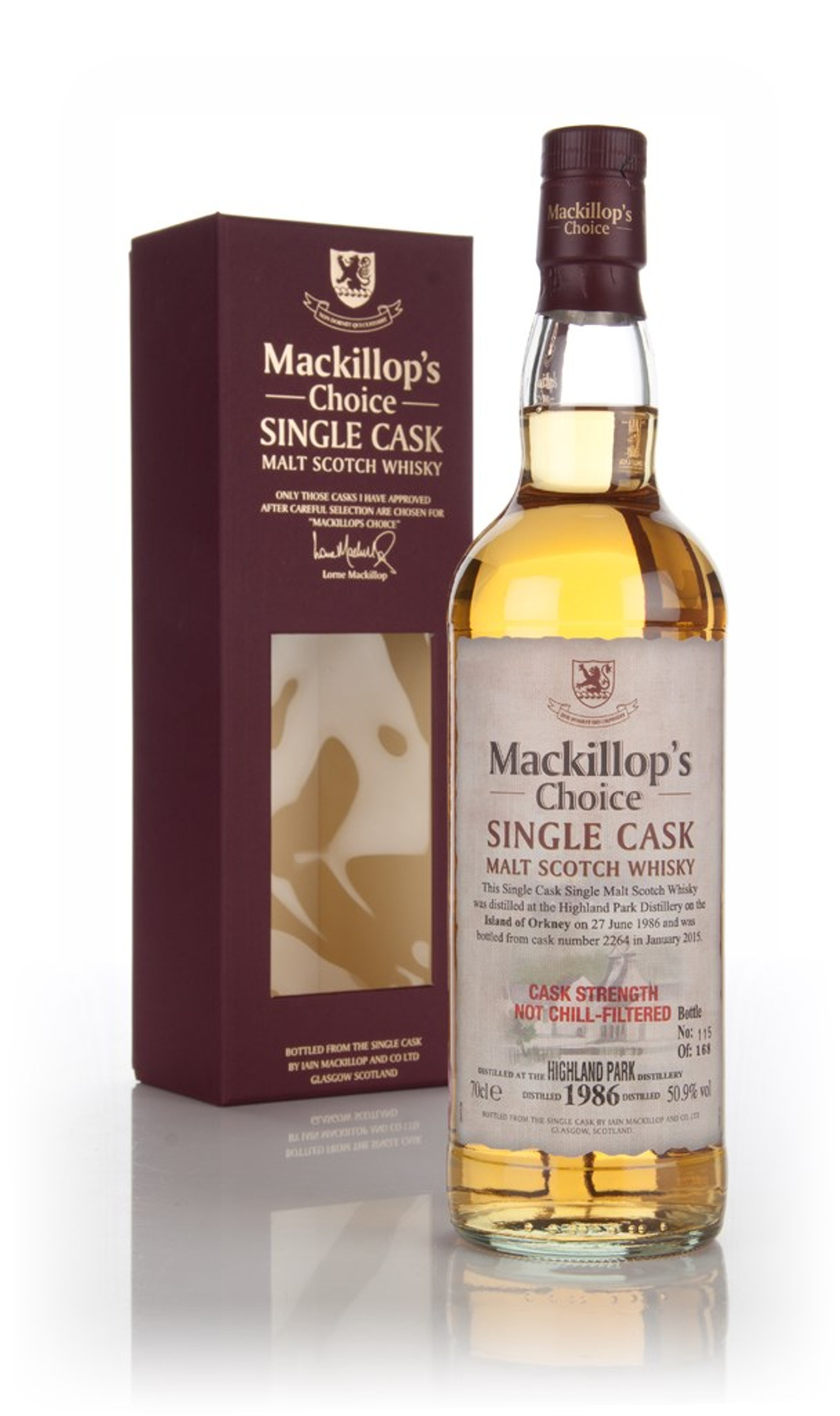 Highland Park 28 Year Old 1986 (cask 2264) - Mackillop's Choice 70cl