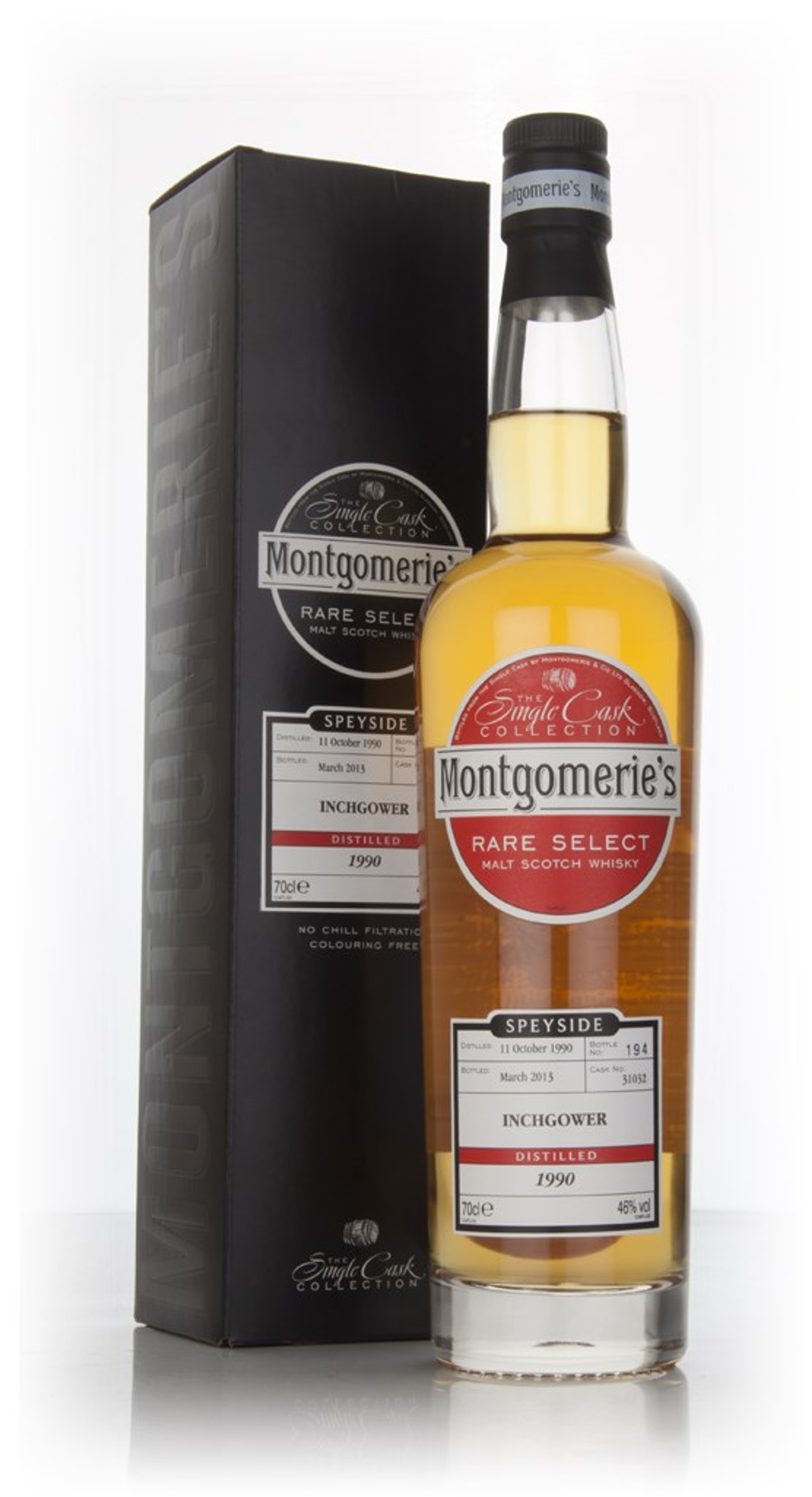 Inchgower 22 Year Old 1990 (cask 31032) - Rare Select (Montgomerie's) 70cl
