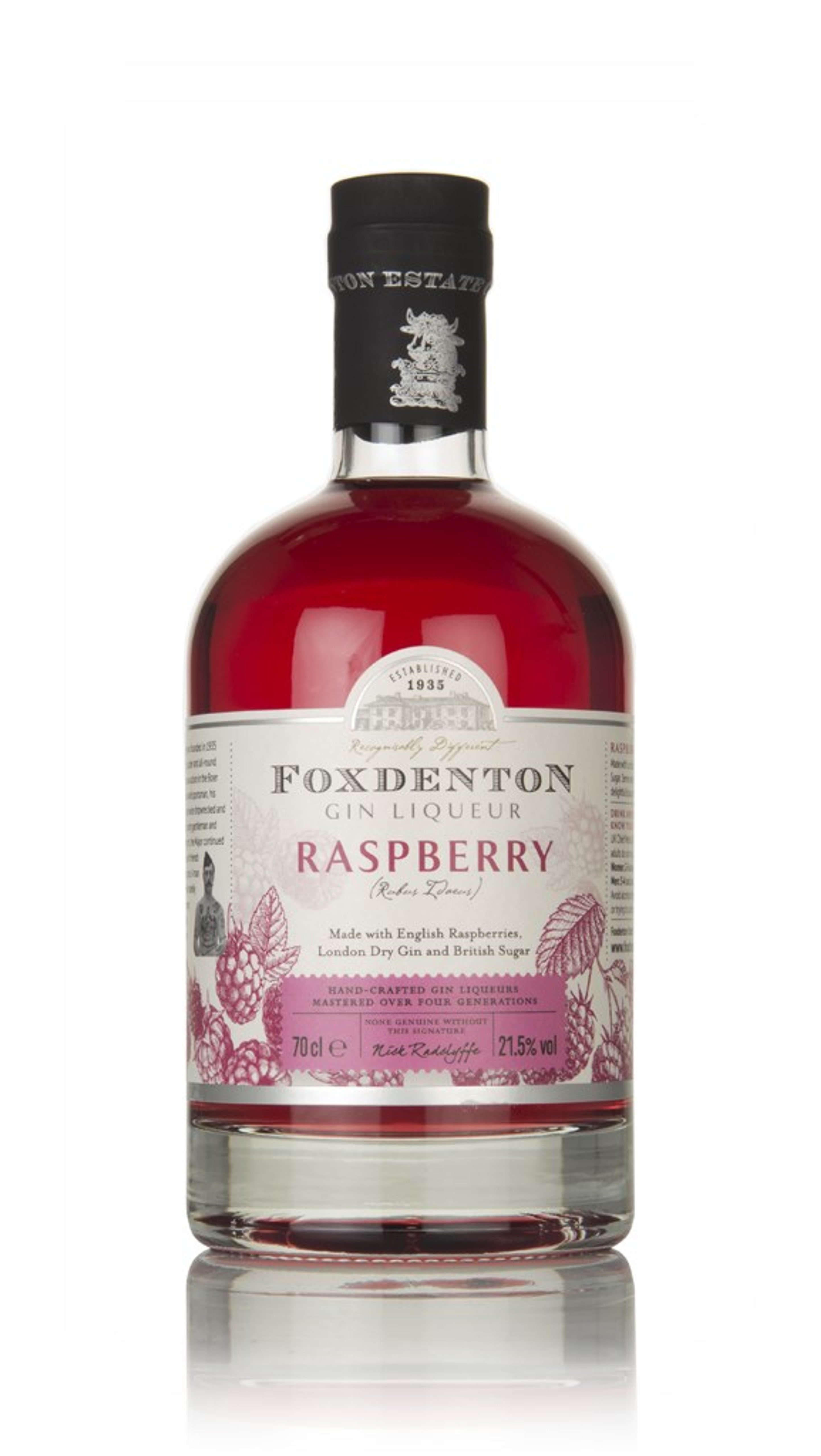 Foxdenton Raspberry Gin Liqueur 70cl