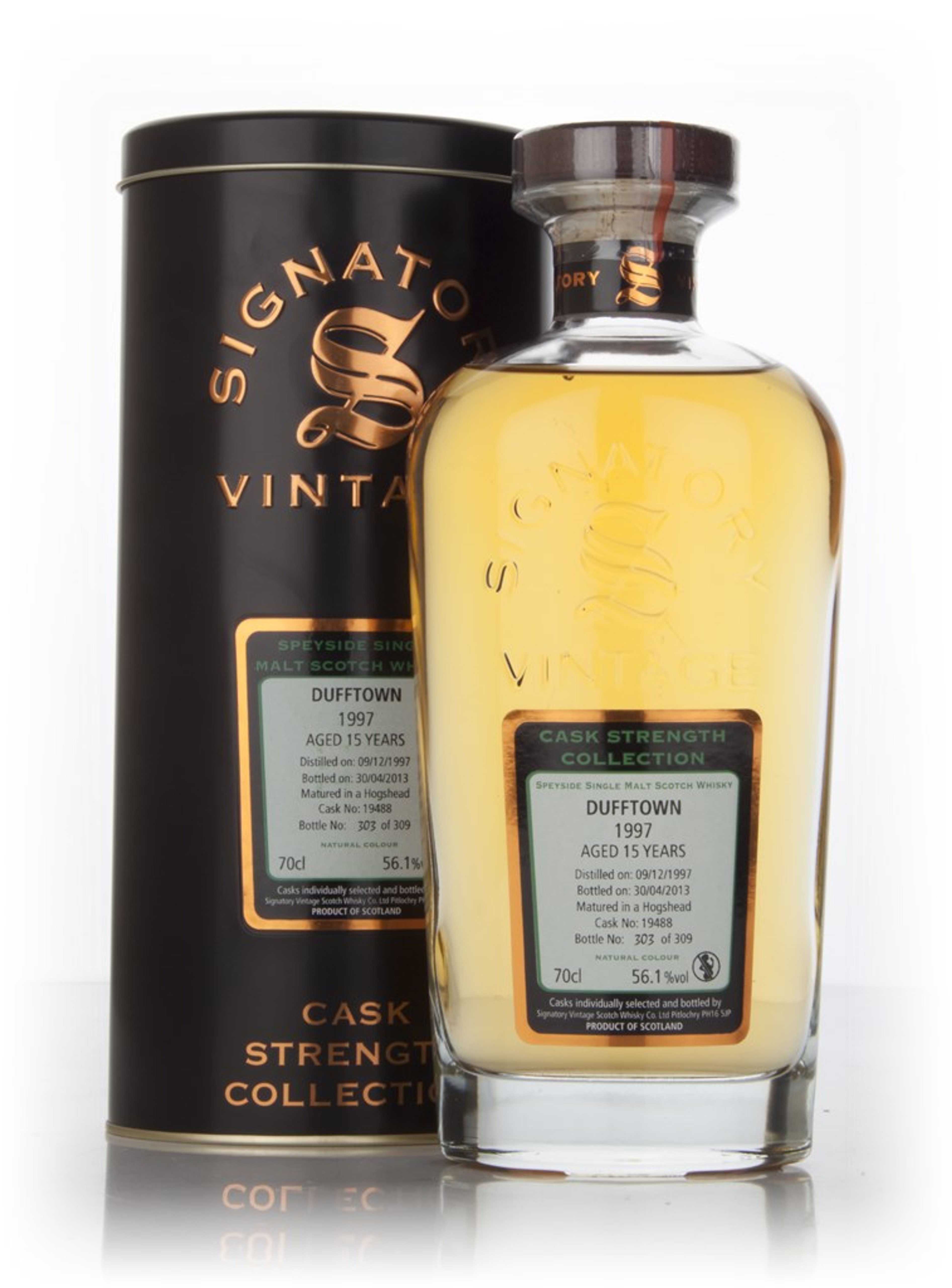 Dufftown 15 Year Old 1997 (cask 19488) - Cask Strength Collection (Signatory) 70cl