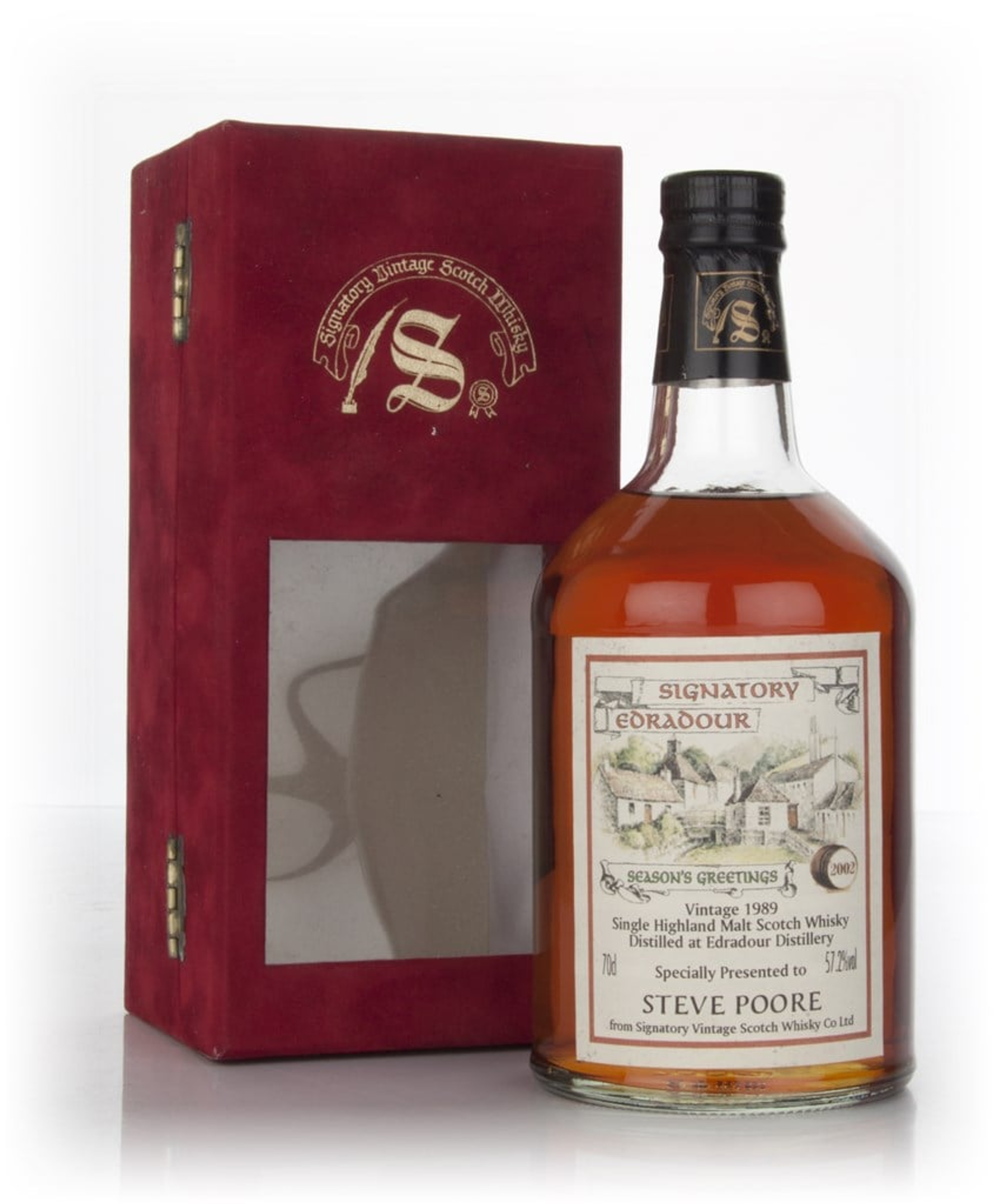 Edradour 1989 Season's Greetings (Signatory) 70cl