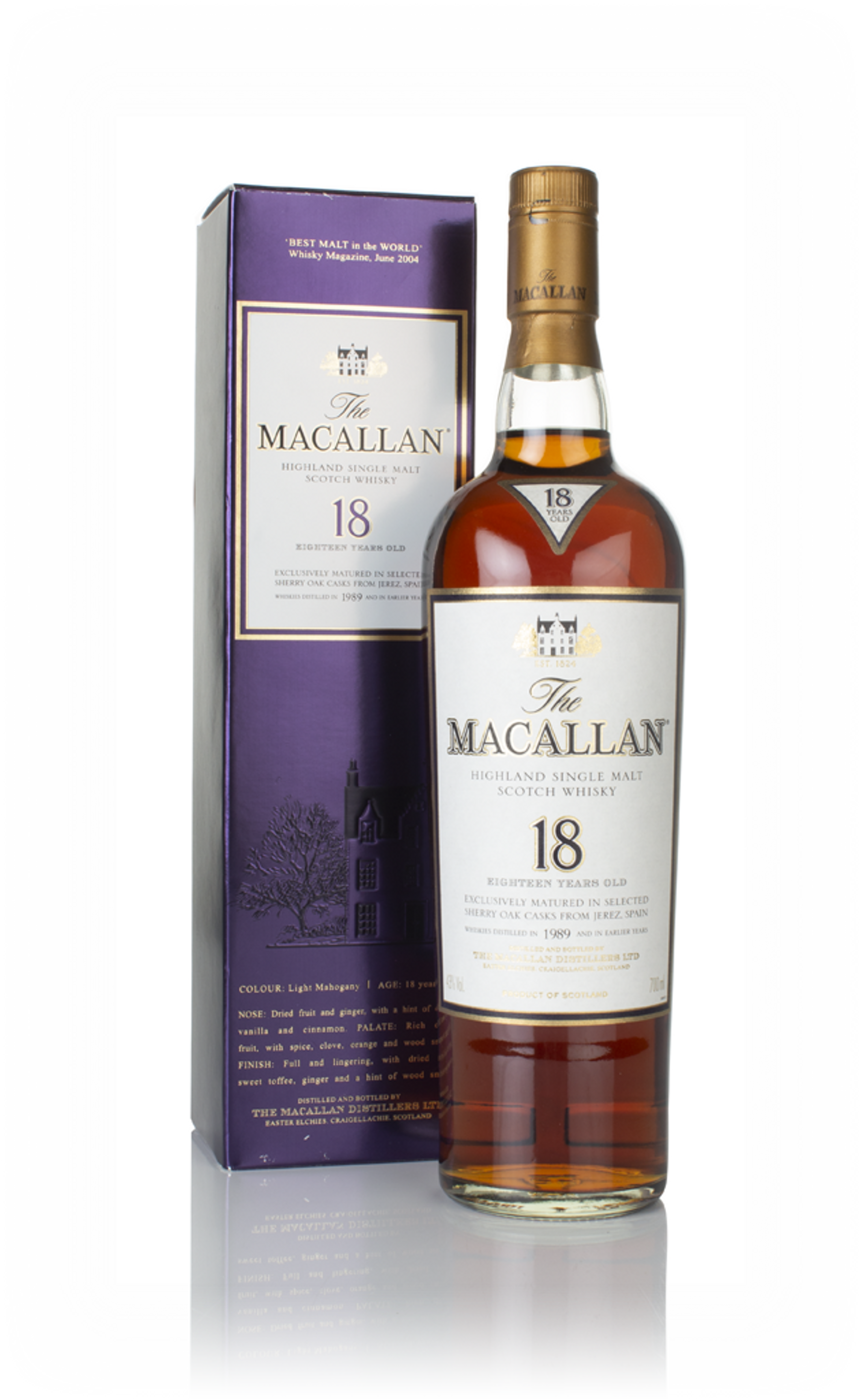 The Macallan 12 Year Old Sherry Oak 70cl Whisky | Master Of Malt