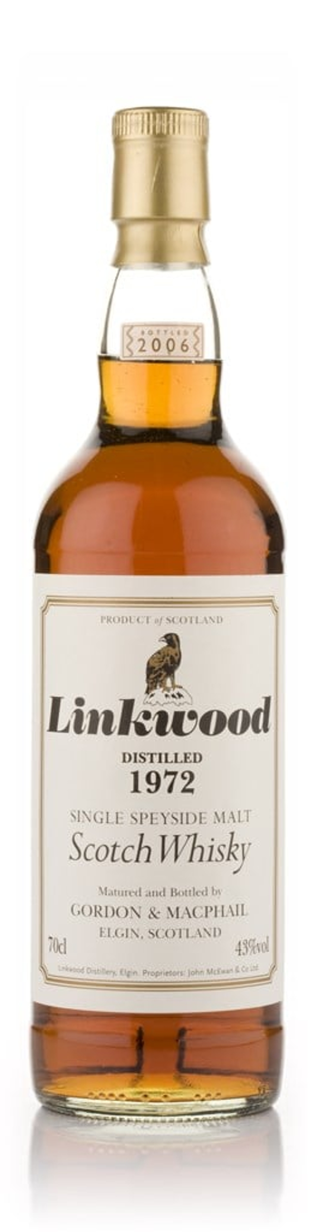Linkwood 1972 (Gordon and MacPhail) 70cl