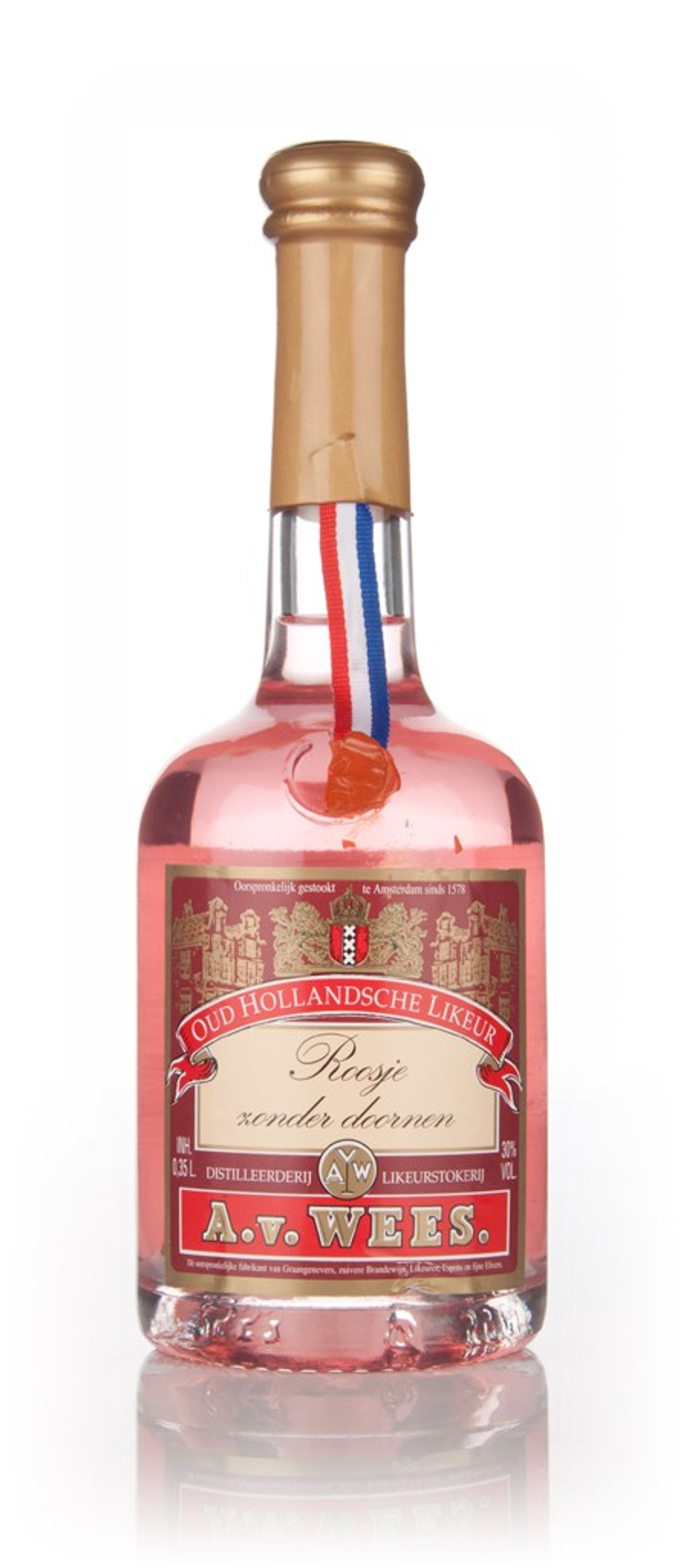 Van Wees Roosje Xonder Doornen (Rose Without Thorns) 35cl