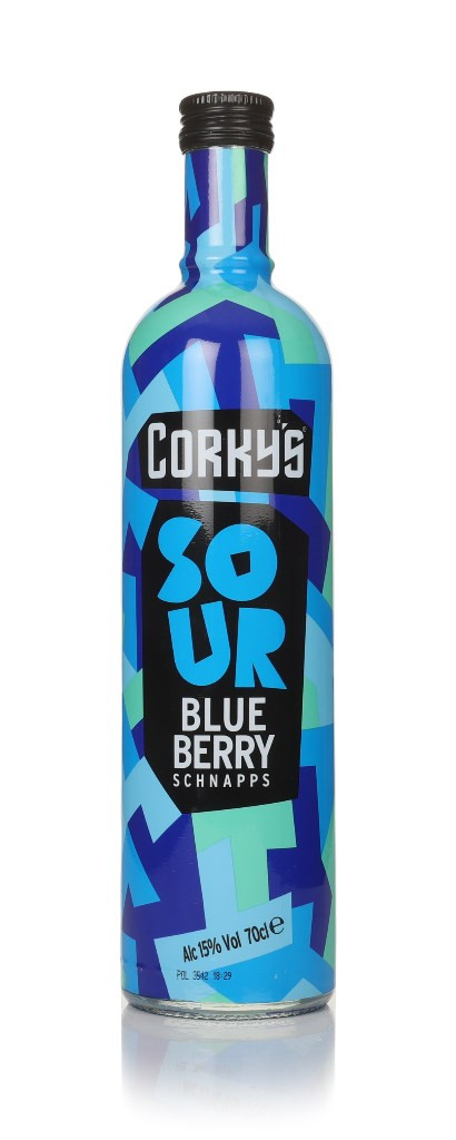 Corky's Sour Blueberry Schnapps 70cl