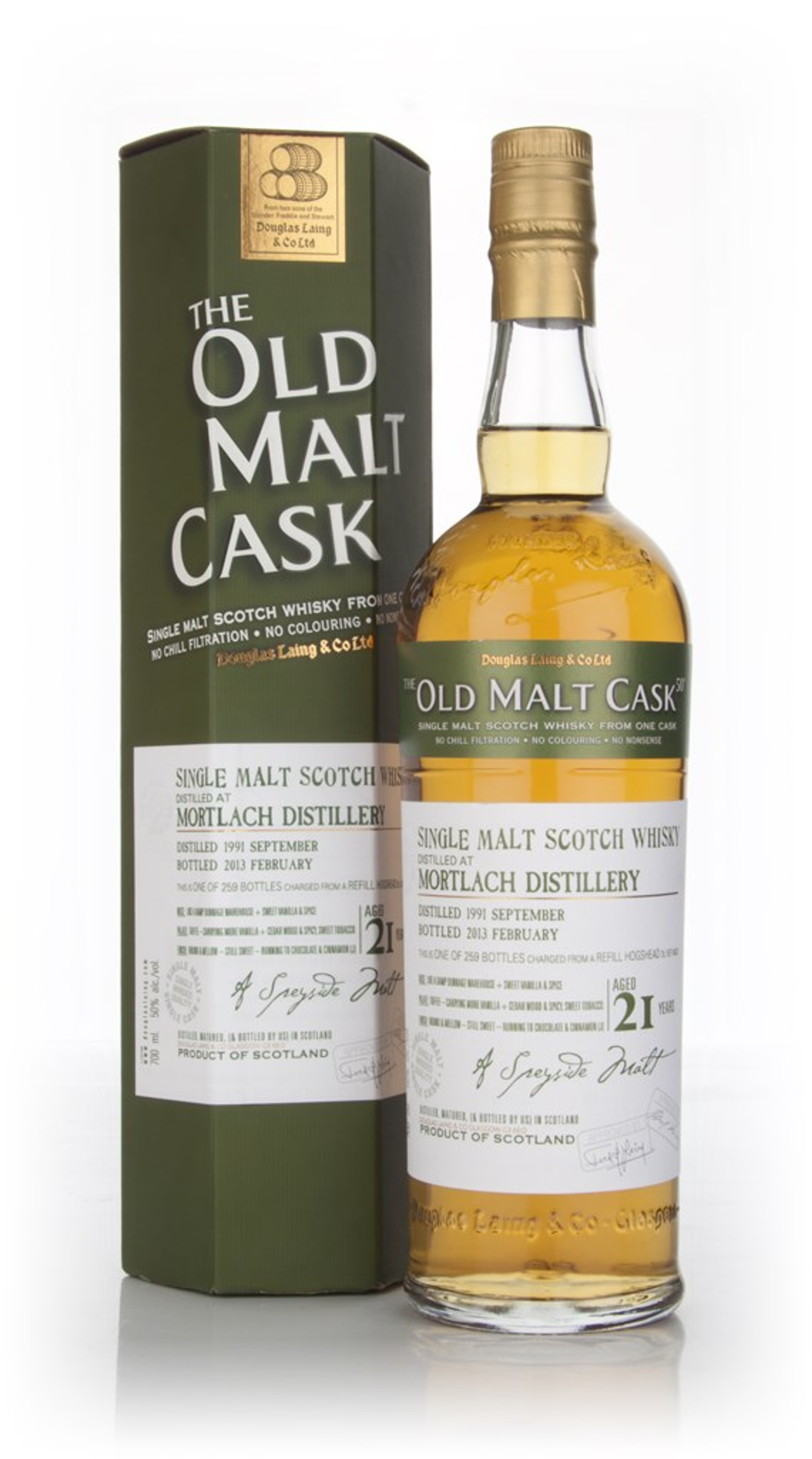 Mortlach 21 Year Old 1991 - Old Malt Cask (Douglas Laing) 70cl