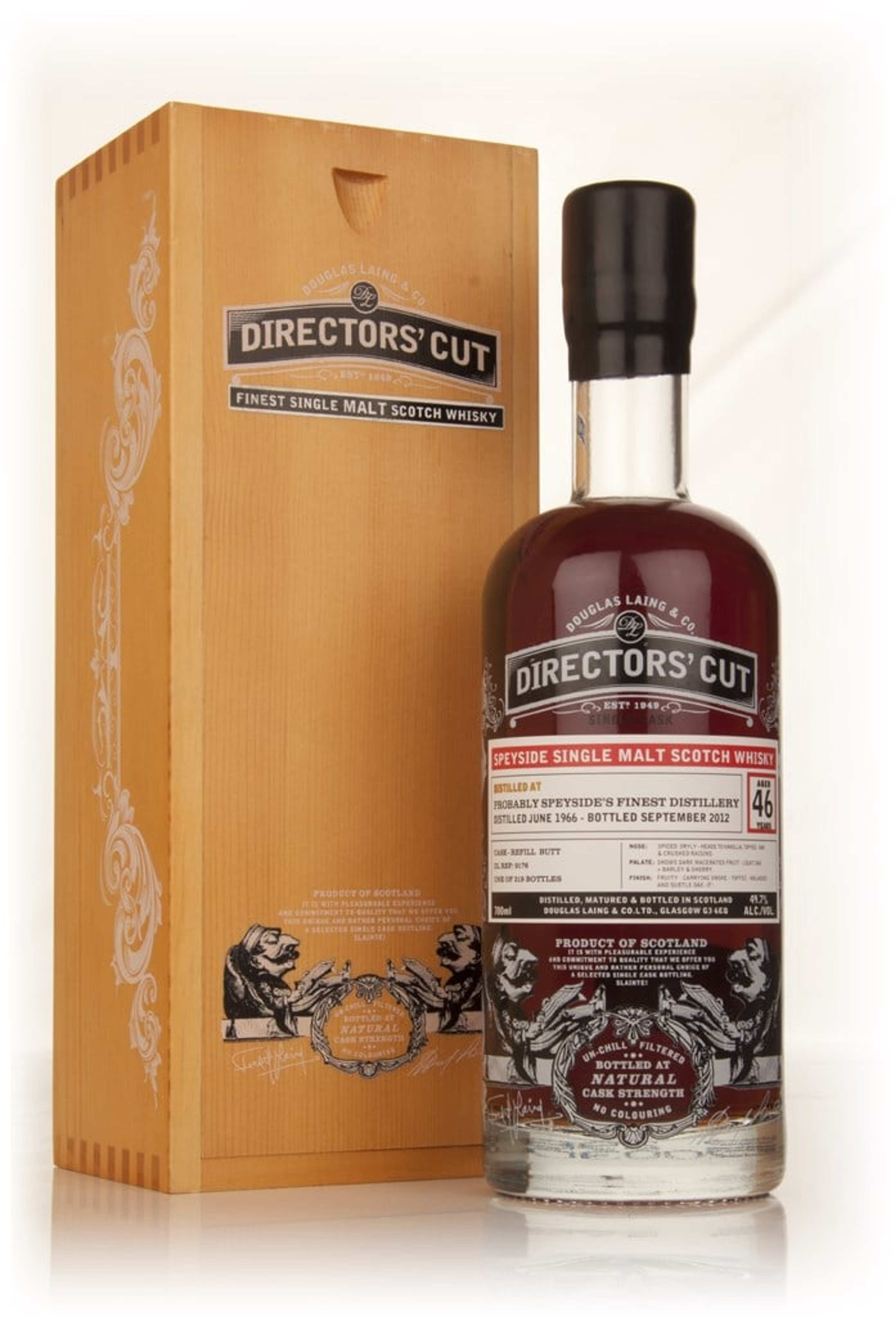 Probably Speyside's Finest 46 Year Old 1966 (cask 9176) - Directors' Cut (Douglas Laing) 70cl