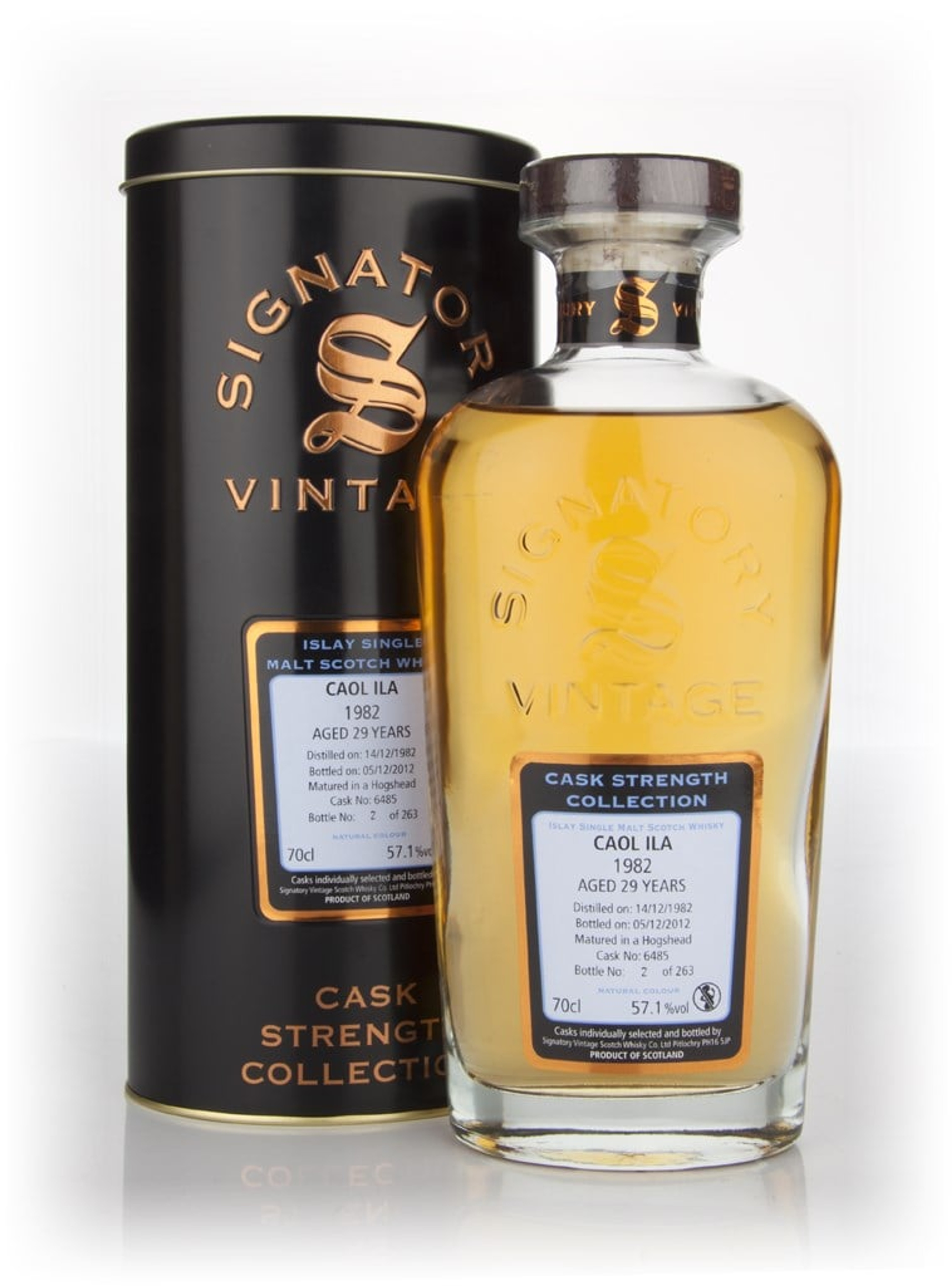 Caol Ila 29 Year Old 1982 Cask 6485 - Cask Strength Collection (Signatory) 70cl