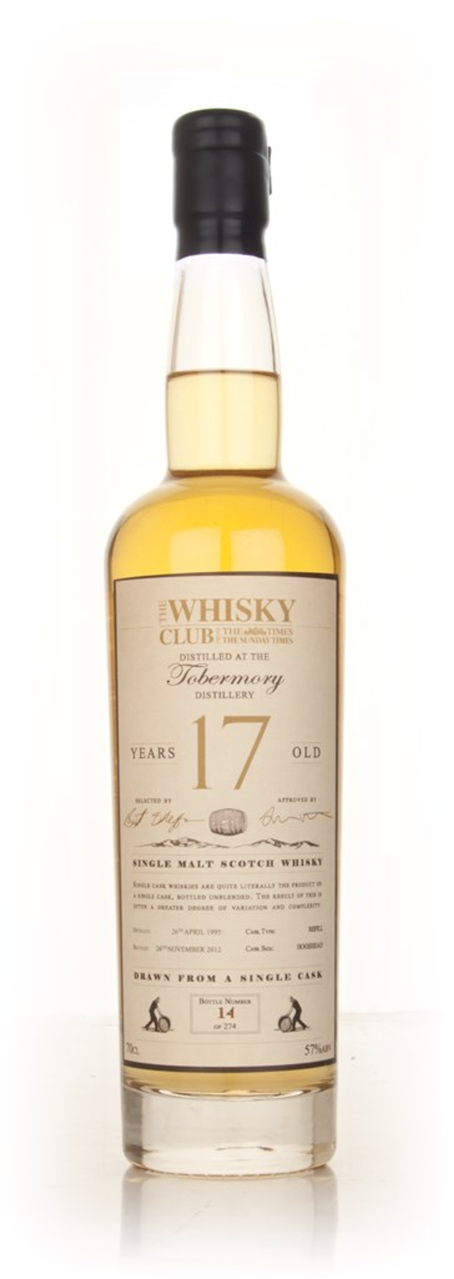 Tobermory 17 Year Old 1995 (The Whisky Club) 70cl